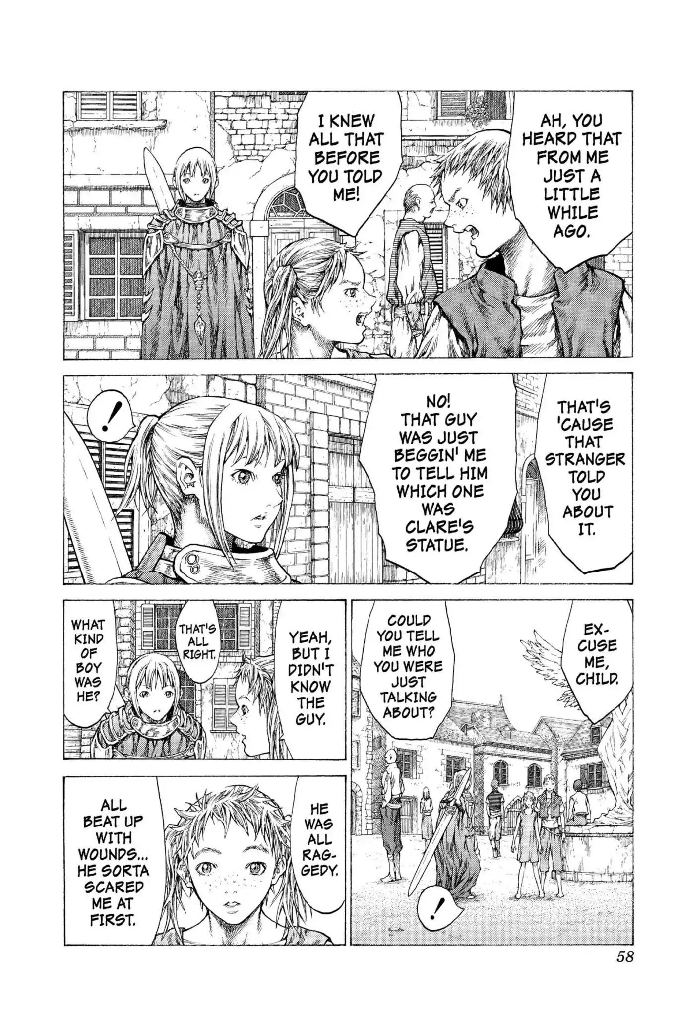Claymore Chapter 41 page 21 - Chapter 41: Vol.8 Scene 41: The Witch's Maw, Part 1
