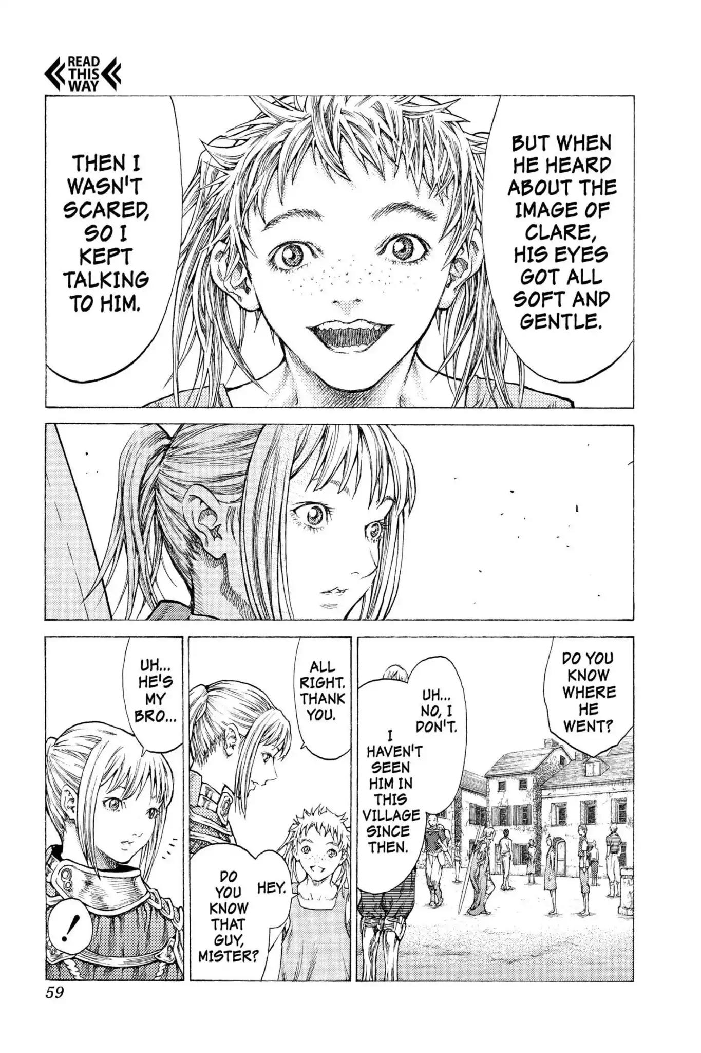 Claymore Chapter 41 page 22 - Chapter 41: Vol.8 Scene 41: The Witch's Maw, Part 1