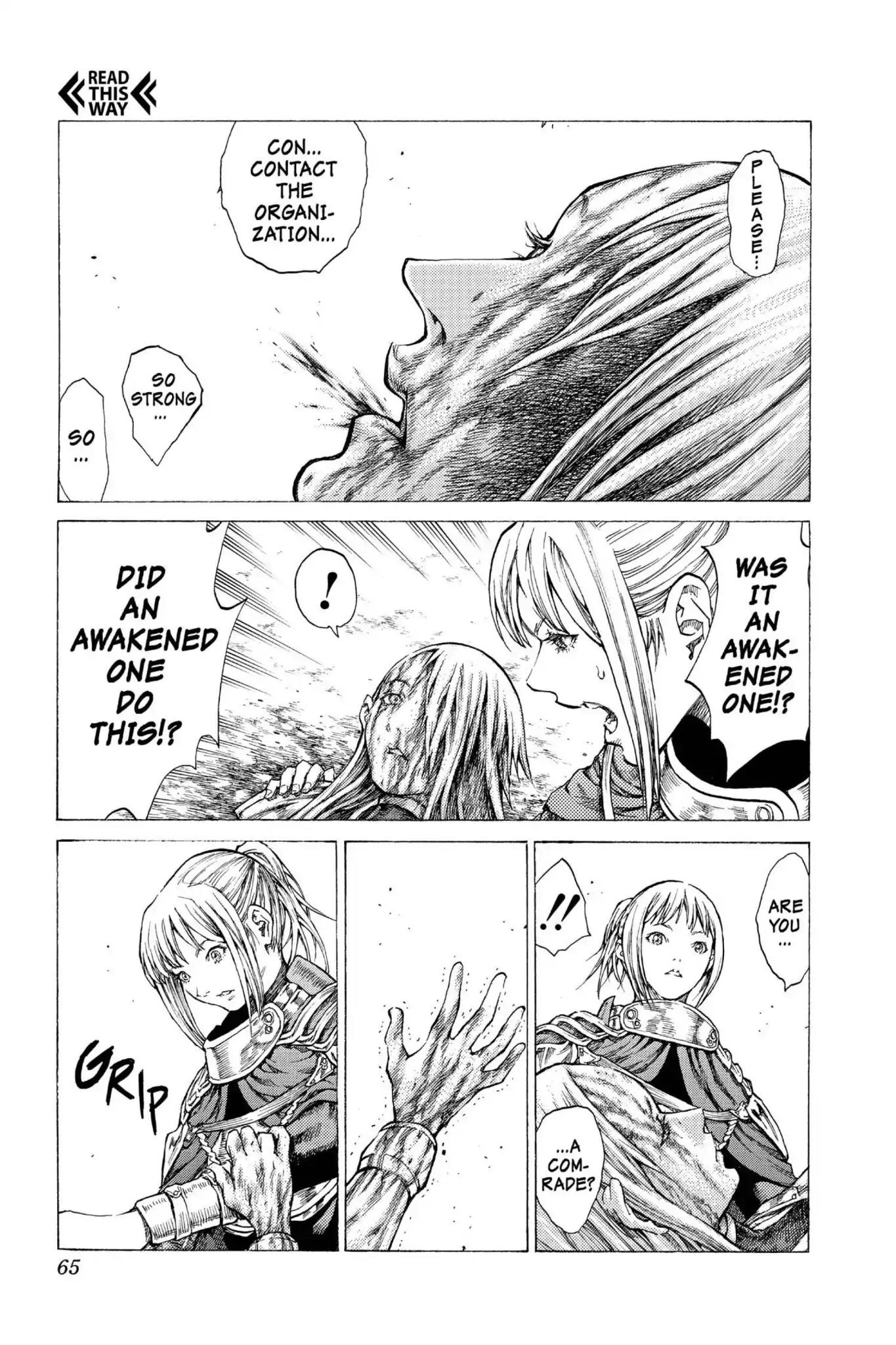 Claymore Chapter 41 page 28 - Chapter 41: Vol.8 Scene 41: The Witch's Maw, Part 1