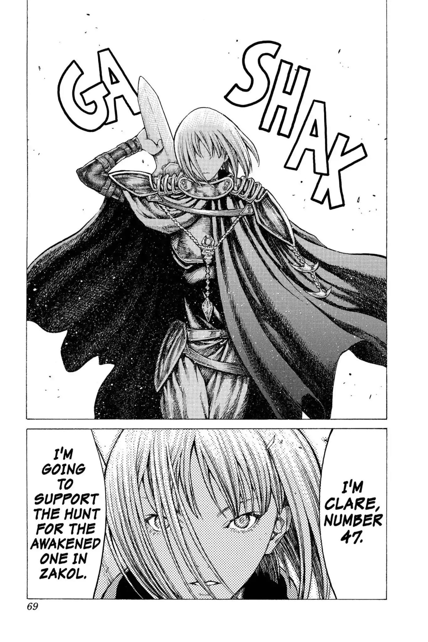 Claymore Chapter 41 page 32 - Chapter 41: Vol.8 Scene 41: The Witch's Maw, Part 1