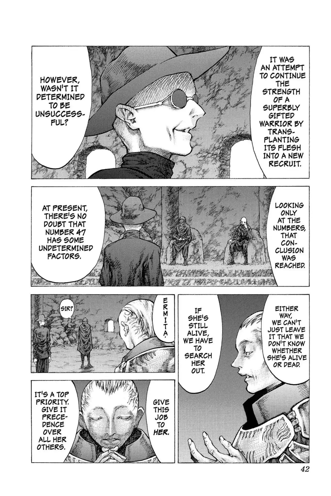 Claymore Chapter 41 page 5 - Chapter 41: Vol.8 Scene 41: The Witch's Maw, Part 1