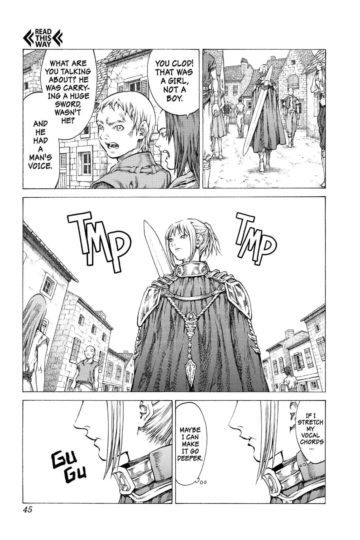 Claymore Chapter 41 page 8 - Chapter 41: Vol.8 Scene 41: The Witch's Maw, Part 1