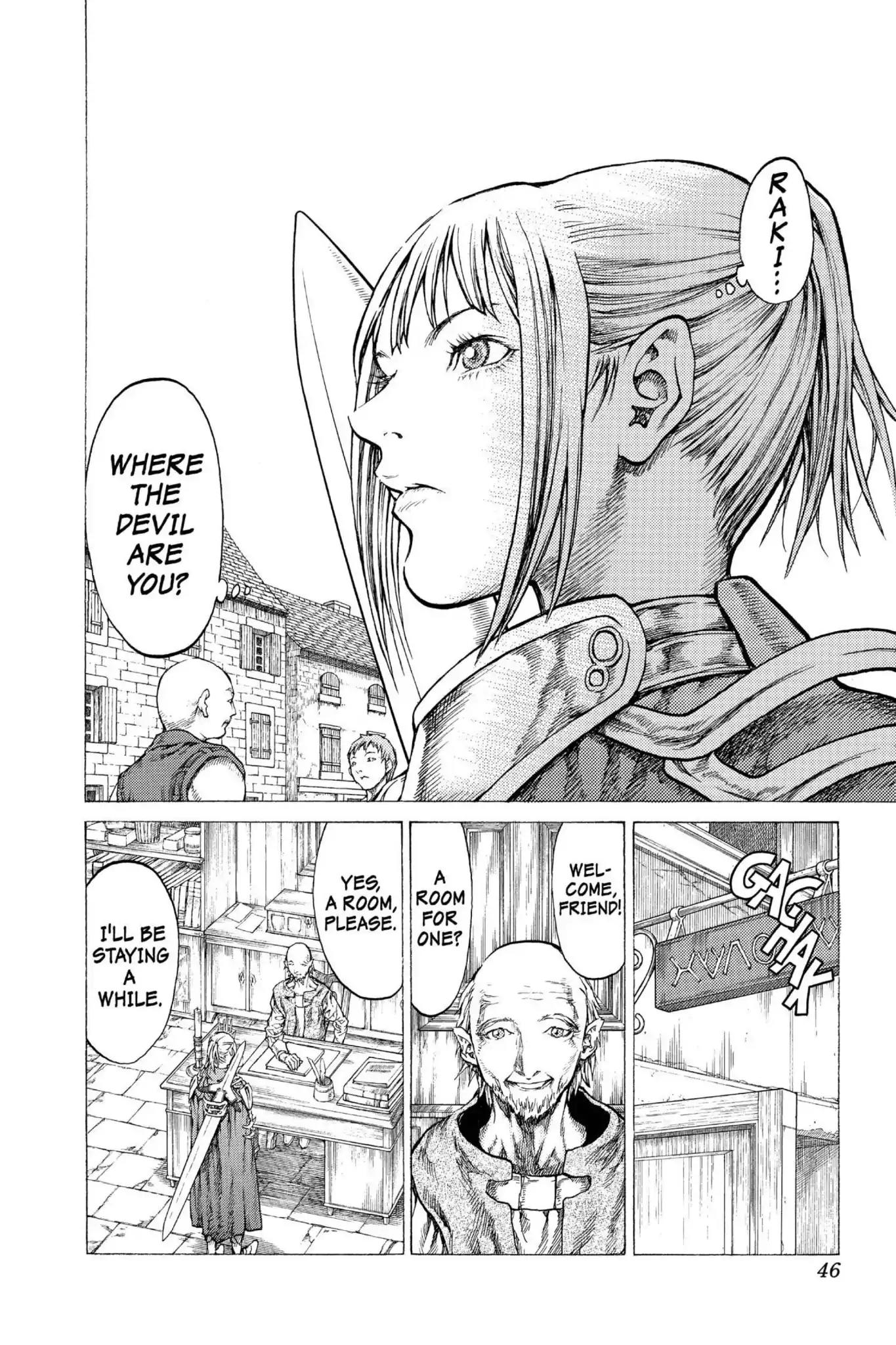 Claymore Chapter 41 page 9 - Chapter 41: Vol.8 Scene 41: The Witch's Maw, Part 1