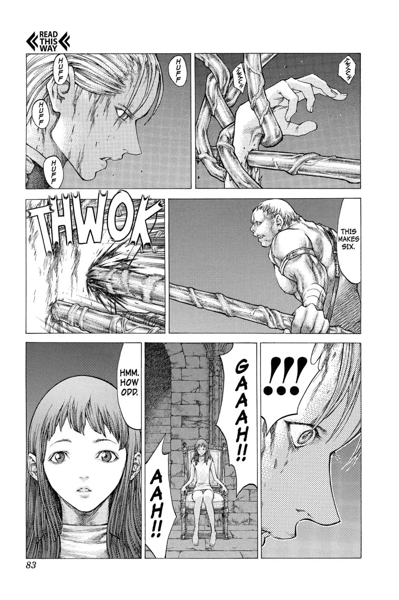 Claymore Chapter 42 page 12 - Chapter 42: Vol.8 Scene 42: The Witch's Maw, Part 2