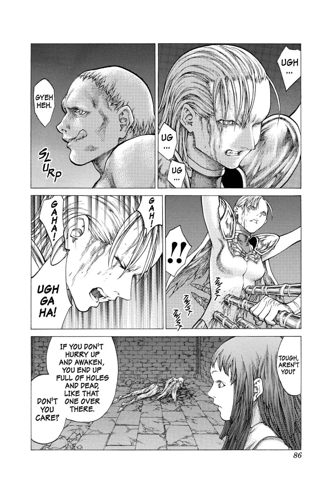 Claymore Chapter 42 page 14 - Chapter 42: Vol.8 Scene 42: The Witch's Maw, Part 2