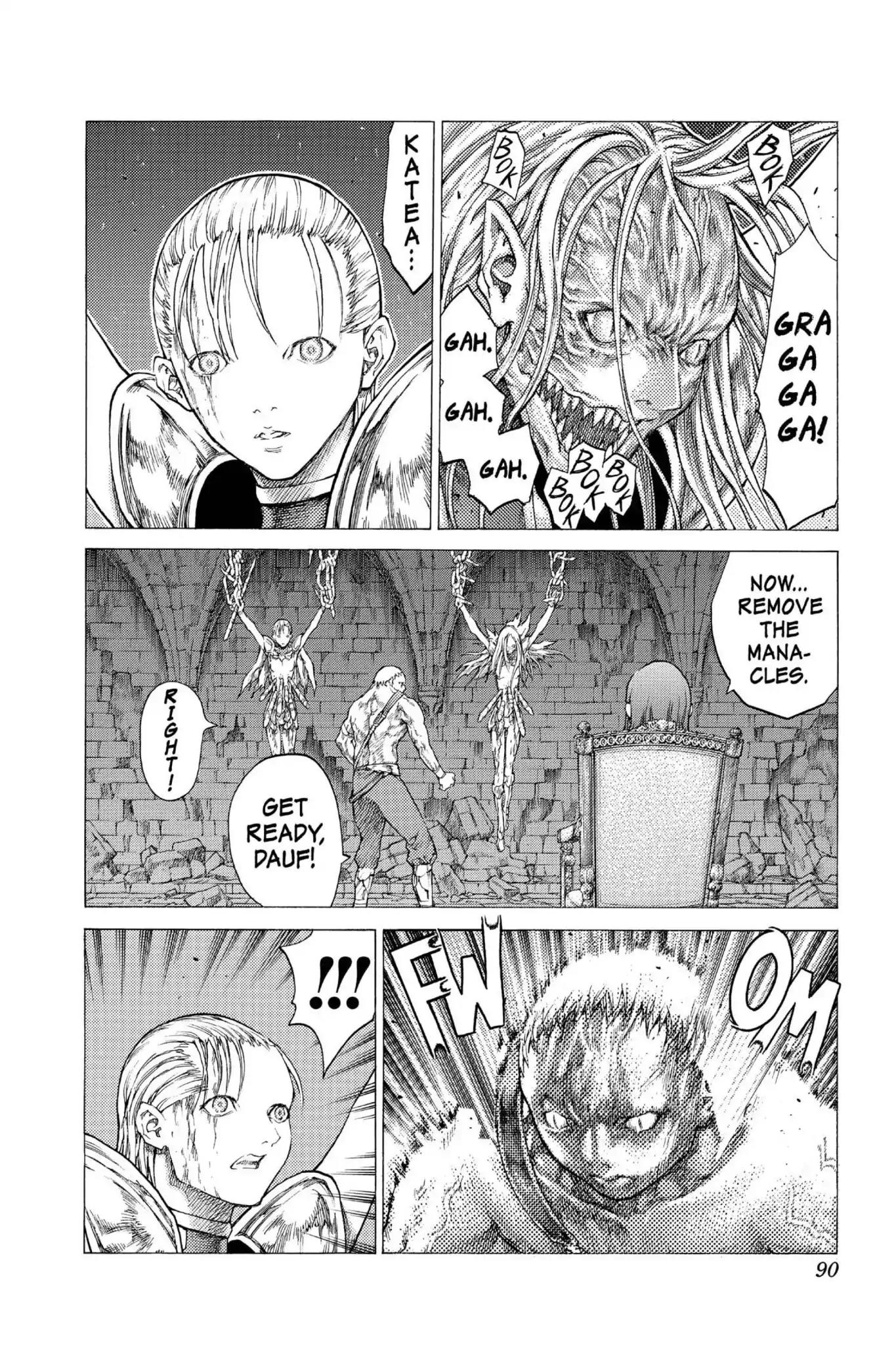 Claymore Chapter 42 page 18 - Chapter 42: Vol.8 Scene 42: The Witch's Maw, Part 2