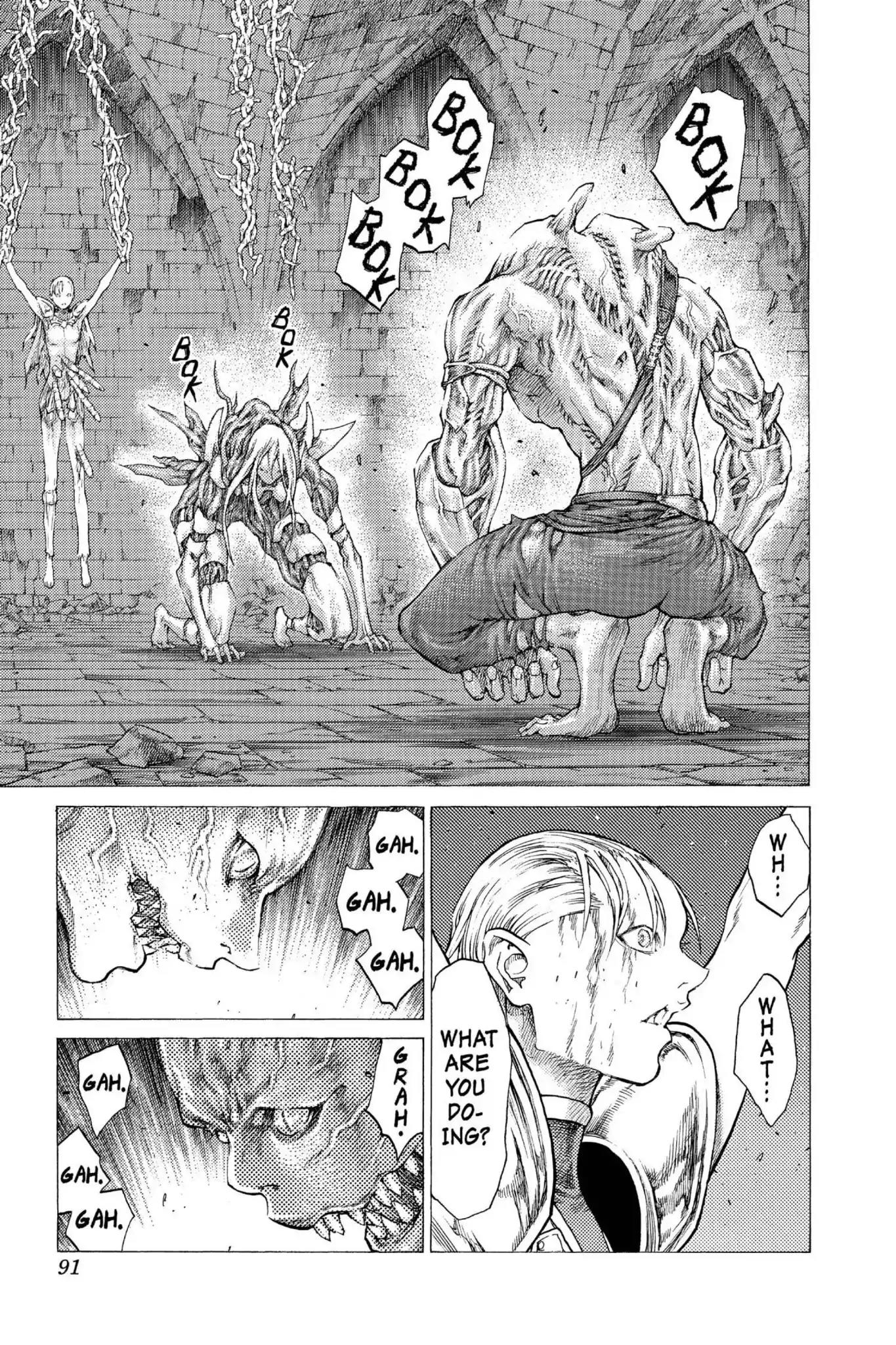Claymore Chapter 42 page 19 - Chapter 42: Vol.8 Scene 42: The Witch's Maw, Part 2