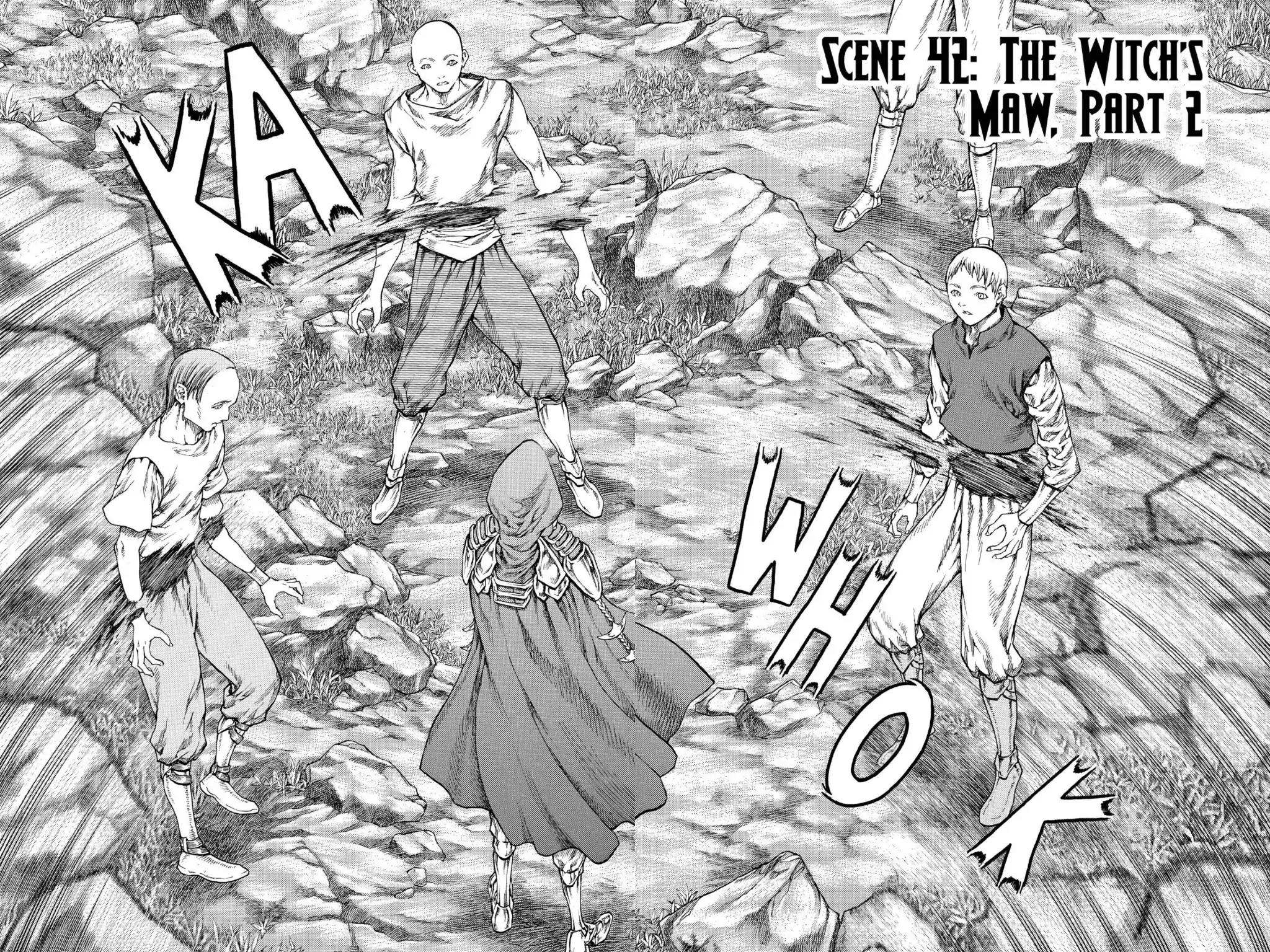 Claymore Chapter 42 page 2 - Chapter 42: Vol.8 Scene 42: The Witch's Maw, Part 2