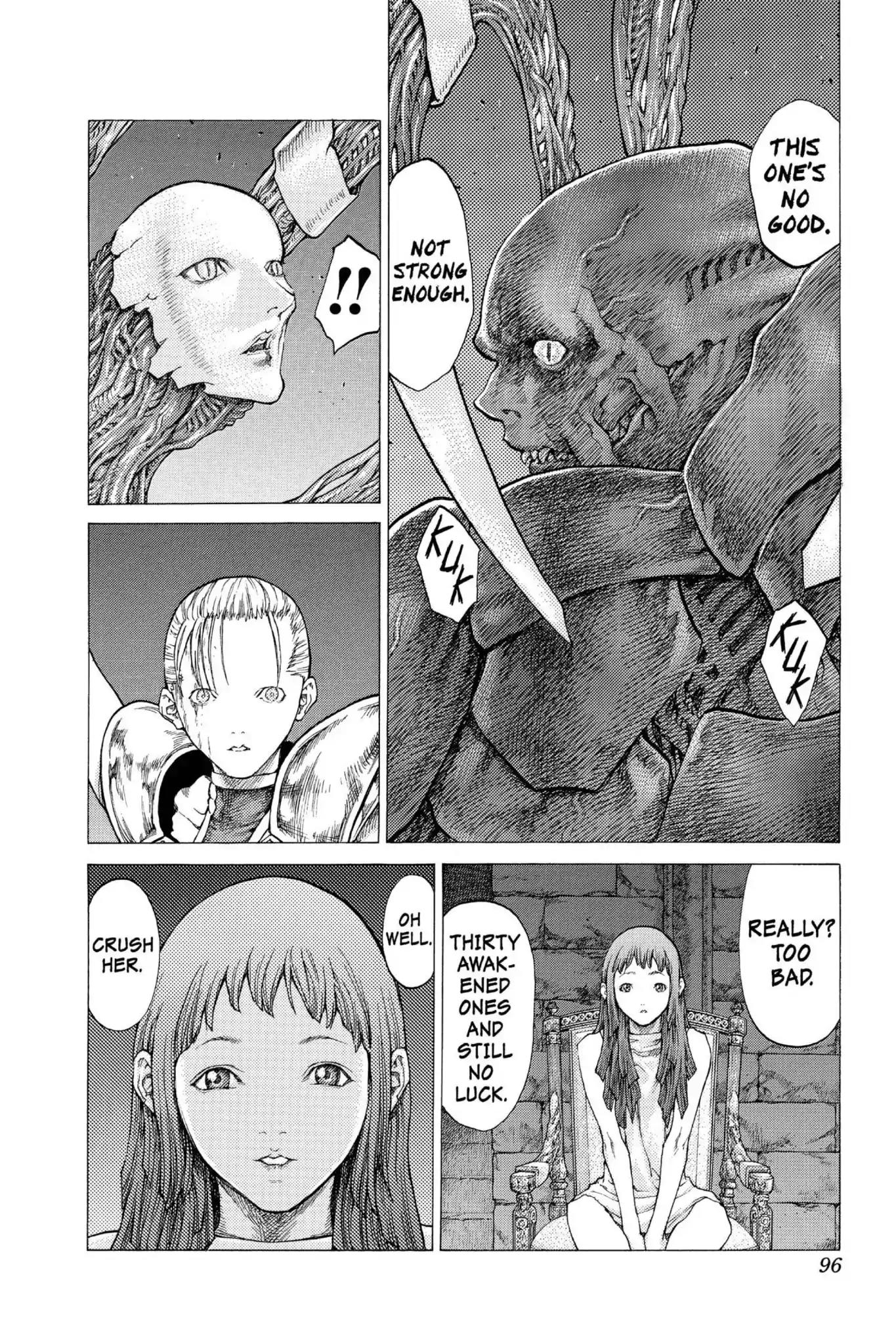 Claymore Chapter 42 page 23 - Chapter 42: Vol.8 Scene 42: The Witch's Maw, Part 2