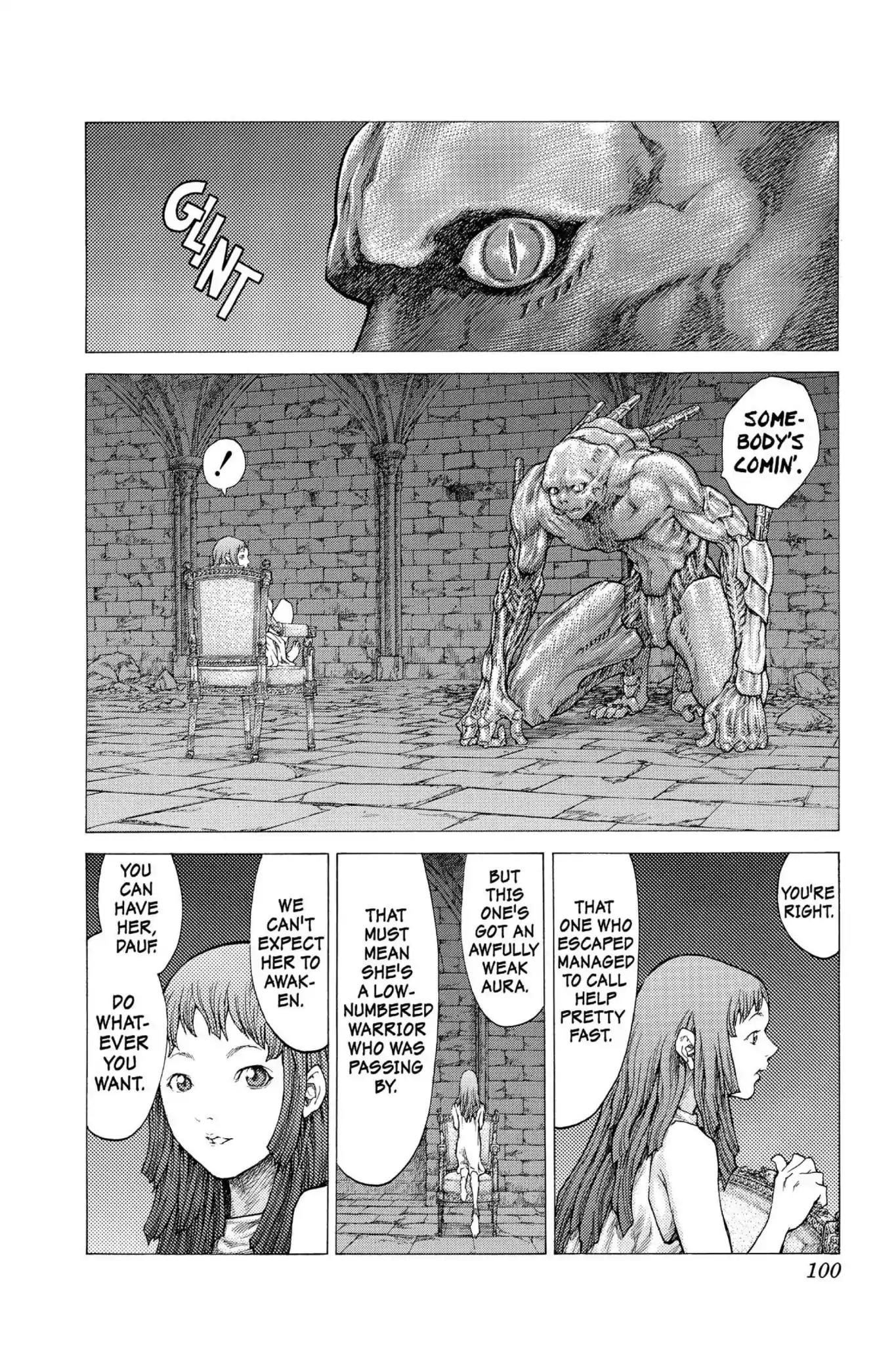 Claymore Chapter 42 page 27 - Chapter 42: Vol.8 Scene 42: The Witch's Maw, Part 2
