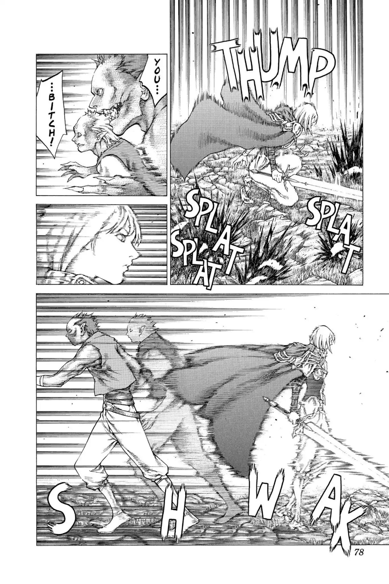 Claymore Chapter 42 page 7 - Chapter 42: Vol.8 Scene 42: The Witch's Maw, Part 2
