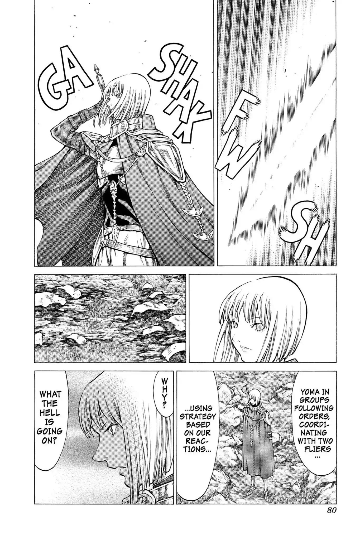 Claymore Chapter 42 page 9 - Chapter 42: Vol.8 Scene 42: The Witch's Maw, Part 2