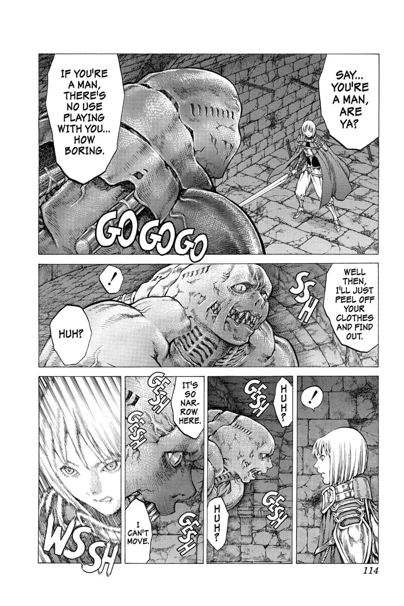 Claymore Chapter 43 page 11 - Chapter 43: Vol.8 Scene 43: The Witch's Maw, Part 3