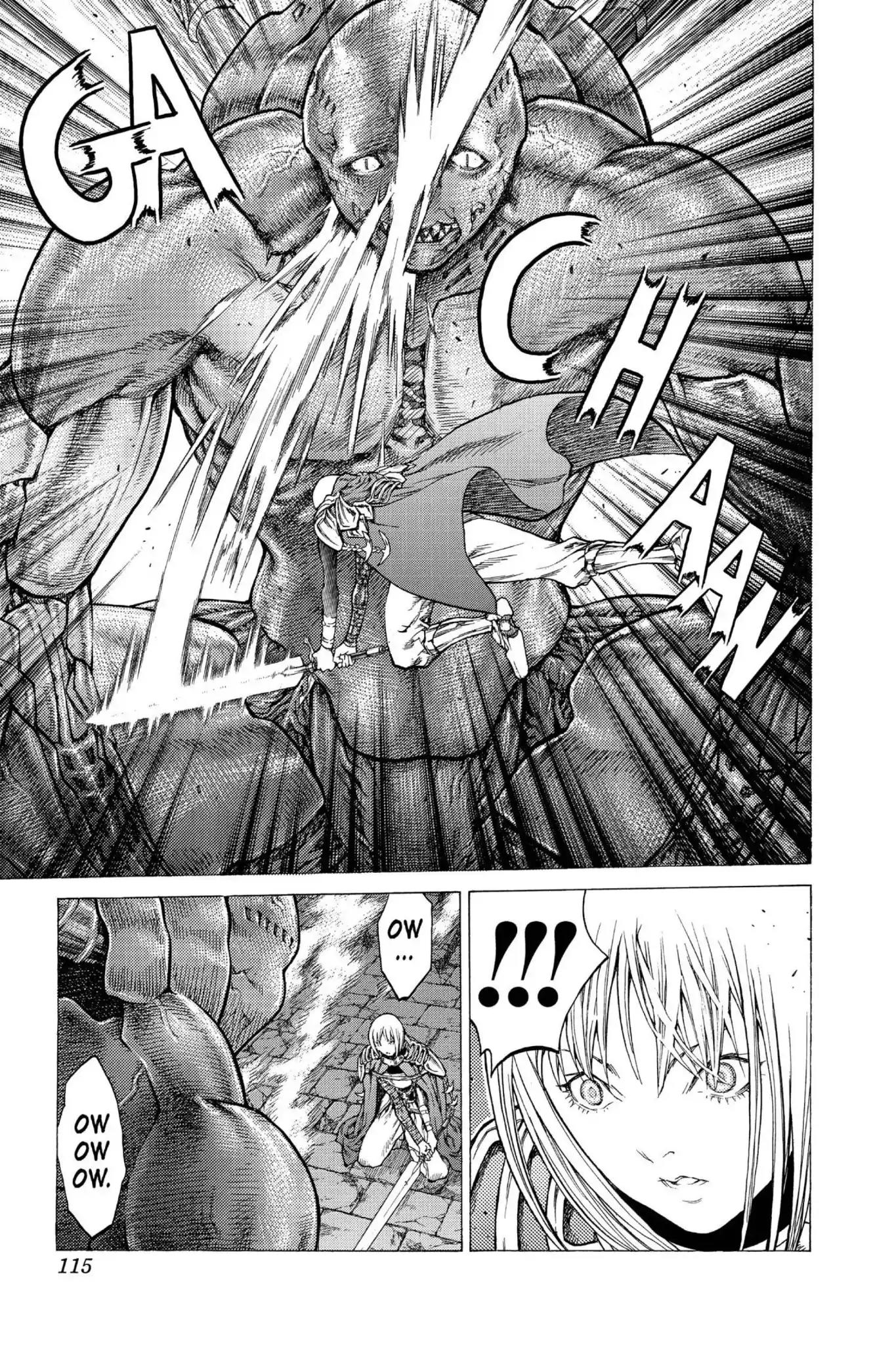 Claymore Chapter 43 page 12 - Chapter 43: Vol.8 Scene 43: The Witch's Maw, Part 3
