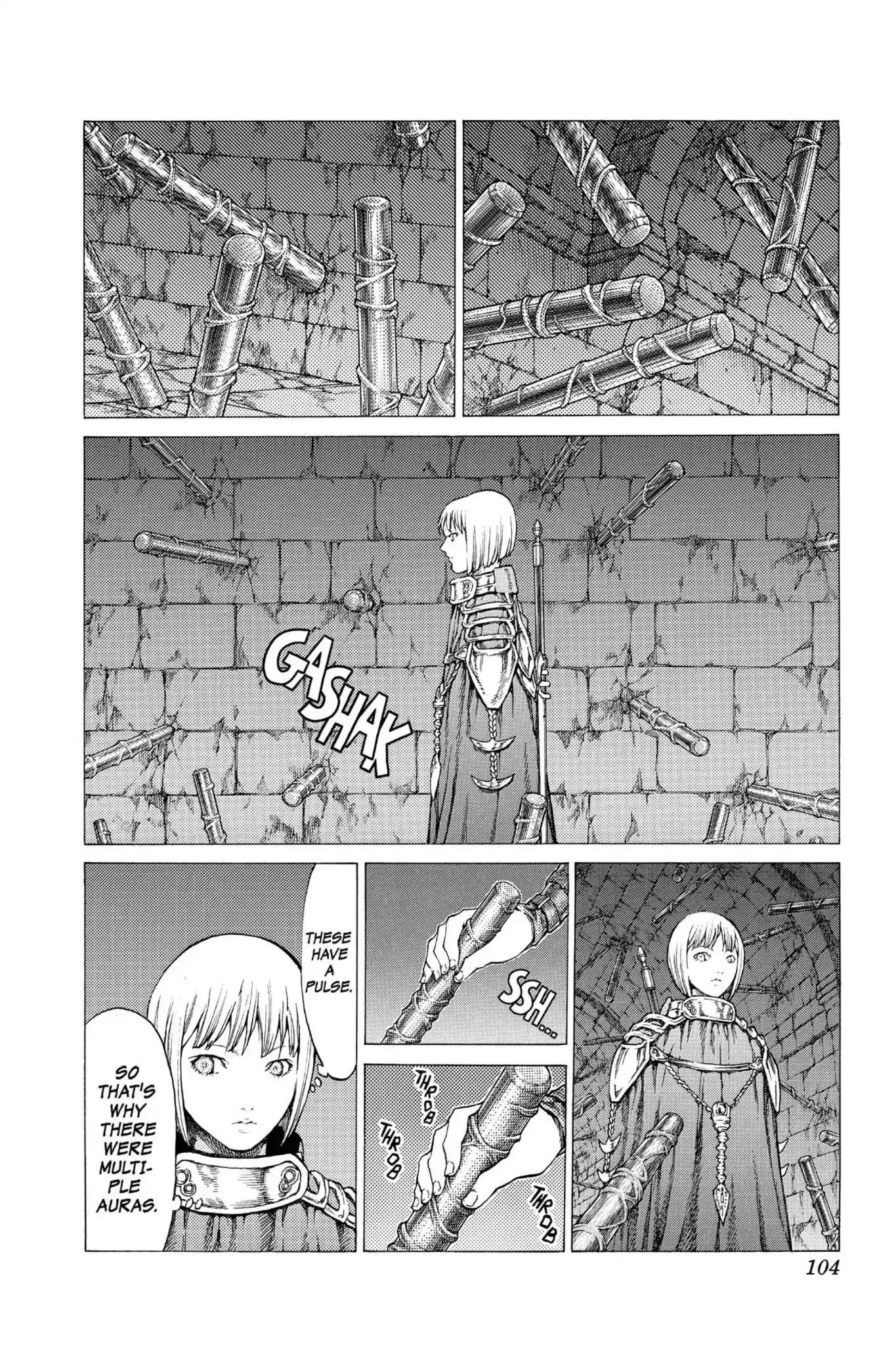 Claymore Chapter 43 page 2 - Chapter 43: Vol.8 Scene 43: The Witch's Maw, Part 3
