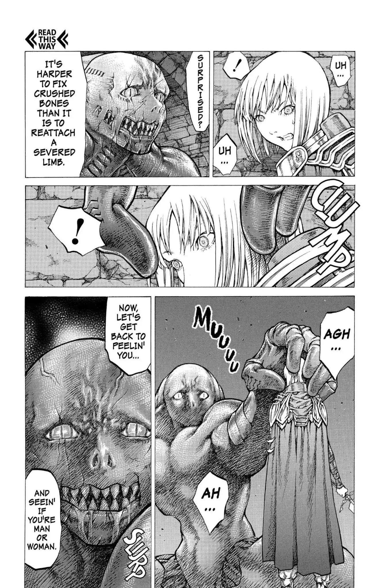 Claymore Chapter 43 page 27 - Chapter 43: Vol.8 Scene 43: The Witch's Maw, Part 3