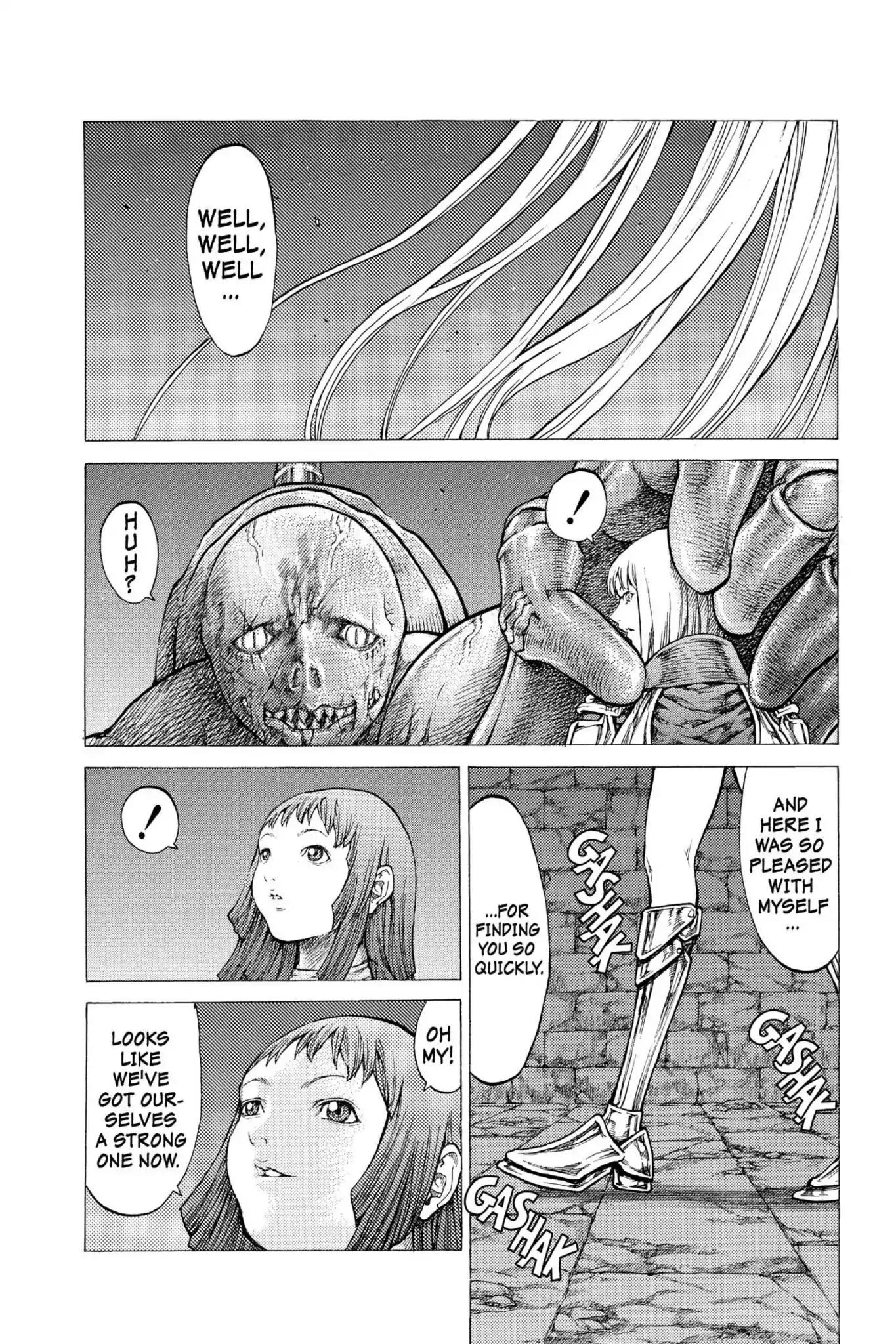 Claymore Chapter 43 page 28 - Chapter 43: Vol.8 Scene 43: The Witch's Maw, Part 3