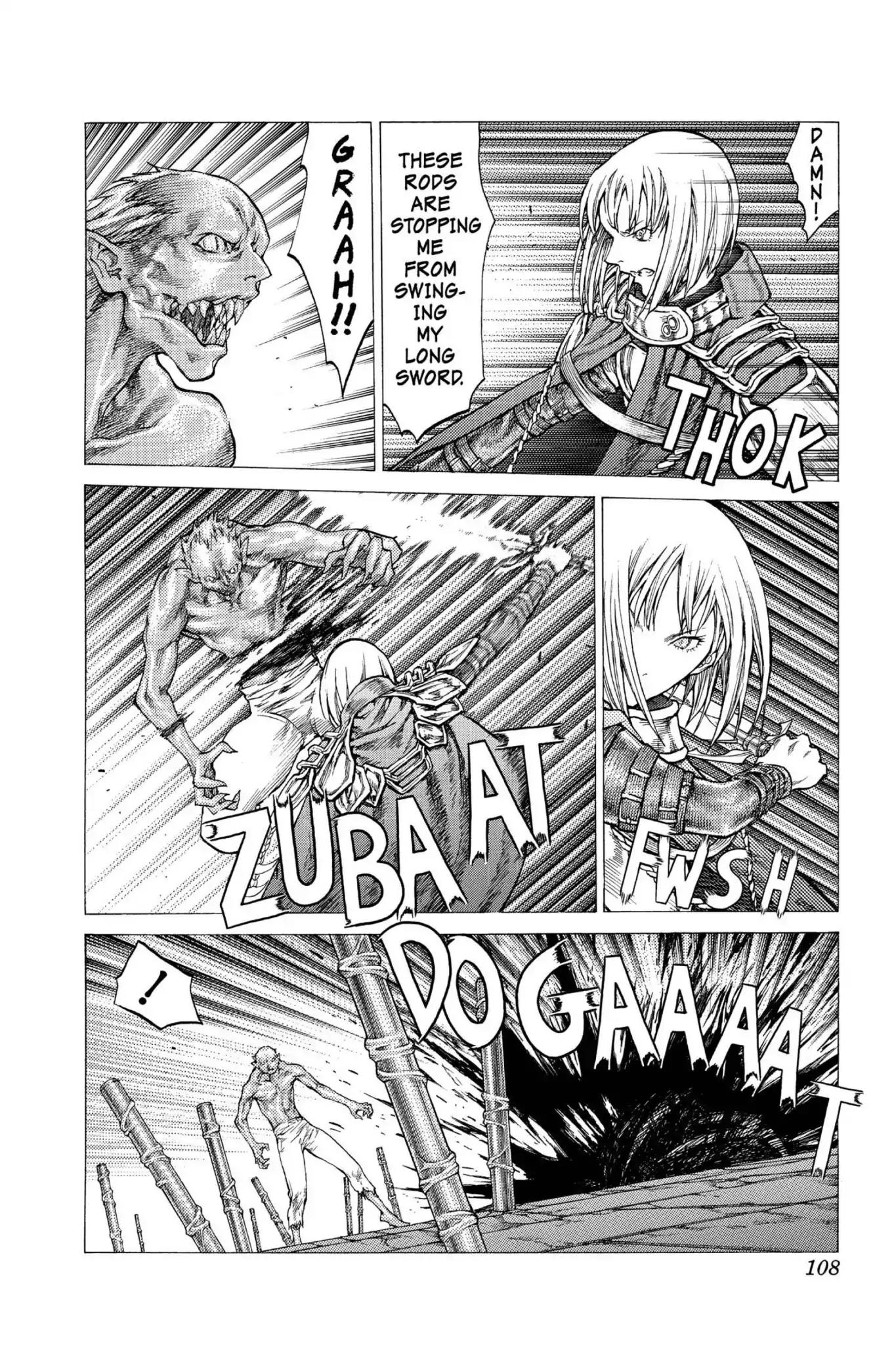 Claymore Chapter 43 page 6 - Chapter 43: Vol.8 Scene 43: The Witch's Maw, Part 3