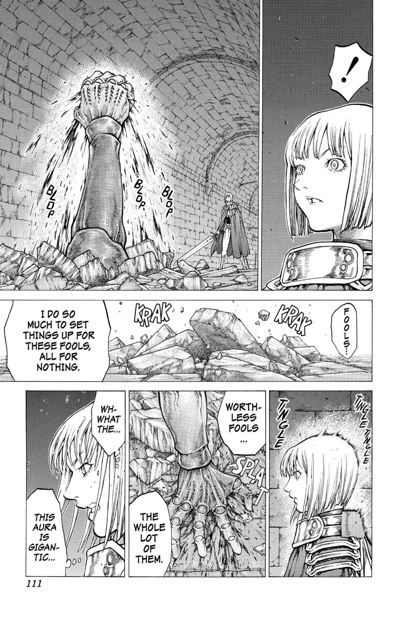 Claymore Chapter 43 page 9 - Chapter 43: Vol.8 Scene 43: The Witch's Maw, Part 3