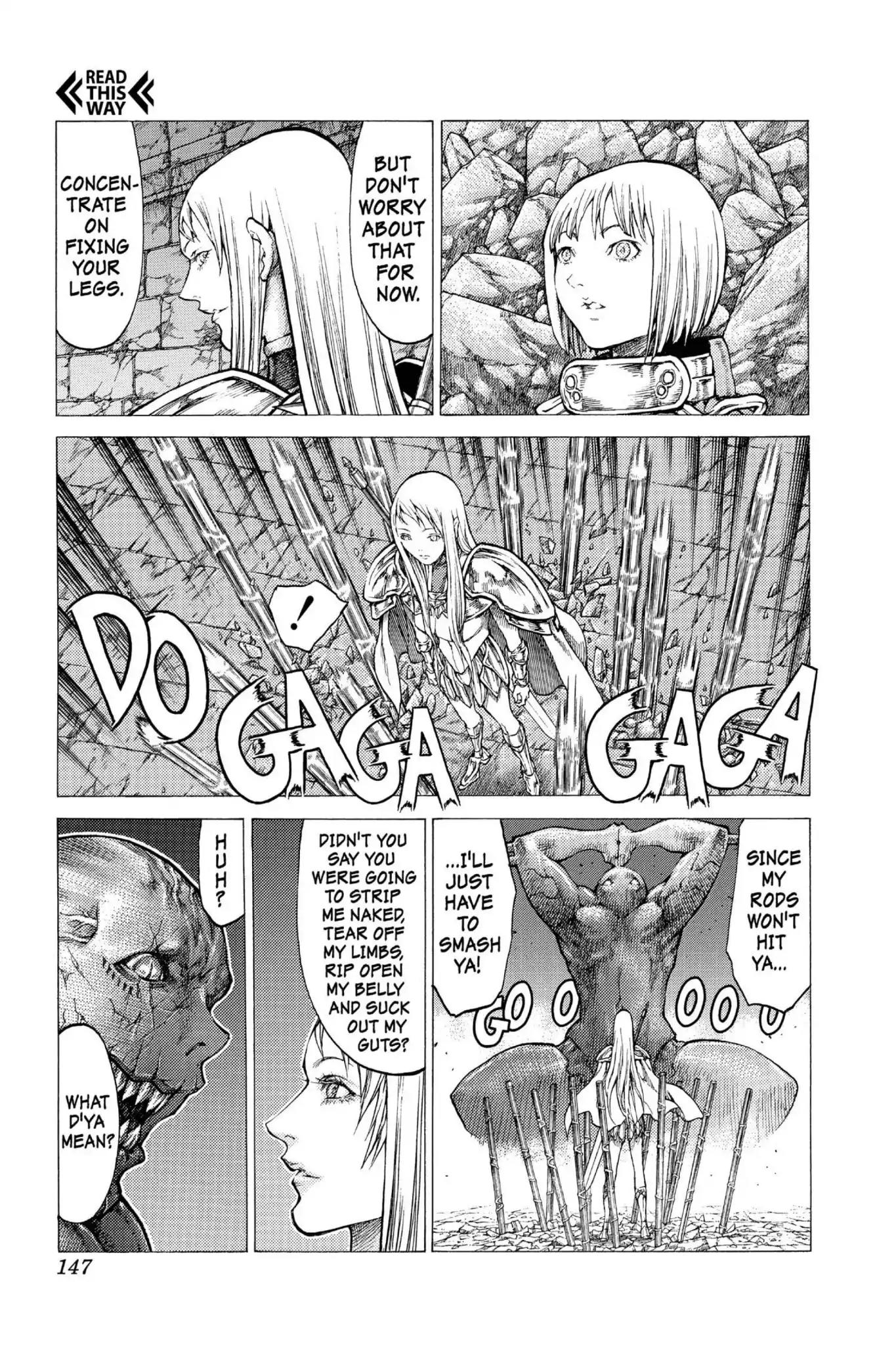 Claymore Chapter 44 page 13 - Chapter 44: Vol.8 Scene 44: The Witch's Maw, Part 4