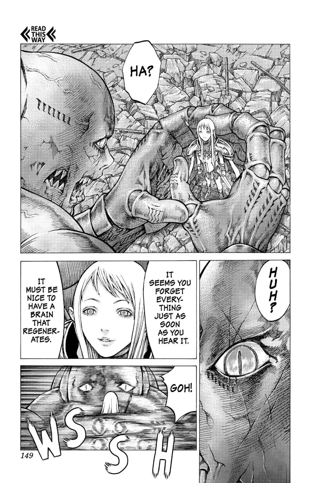 Claymore Chapter 44 page 15 - Chapter 44: Vol.8 Scene 44: The Witch's Maw, Part 4