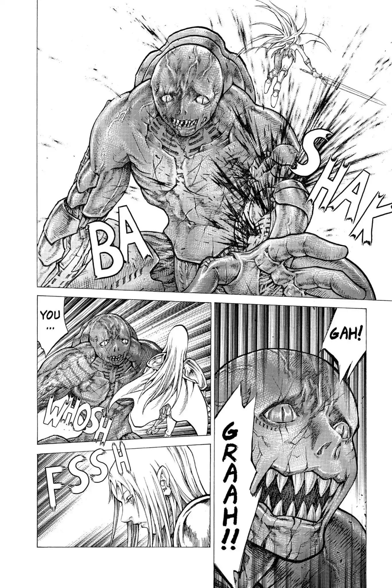 Claymore Chapter 44 page 20 - Chapter 44: Vol.8 Scene 44: The Witch's Maw, Part 4