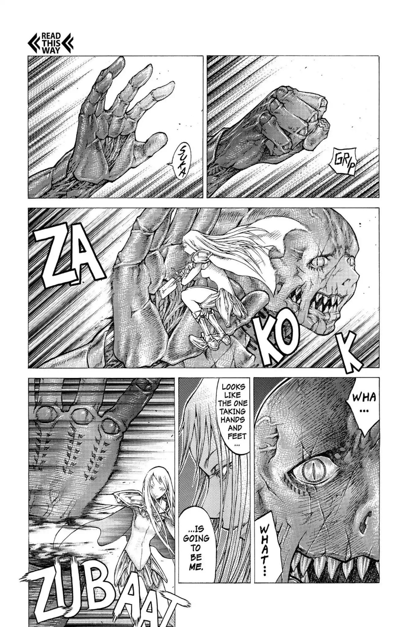 Claymore Chapter 44 page 21 - Chapter 44: Vol.8 Scene 44: The Witch's Maw, Part 4