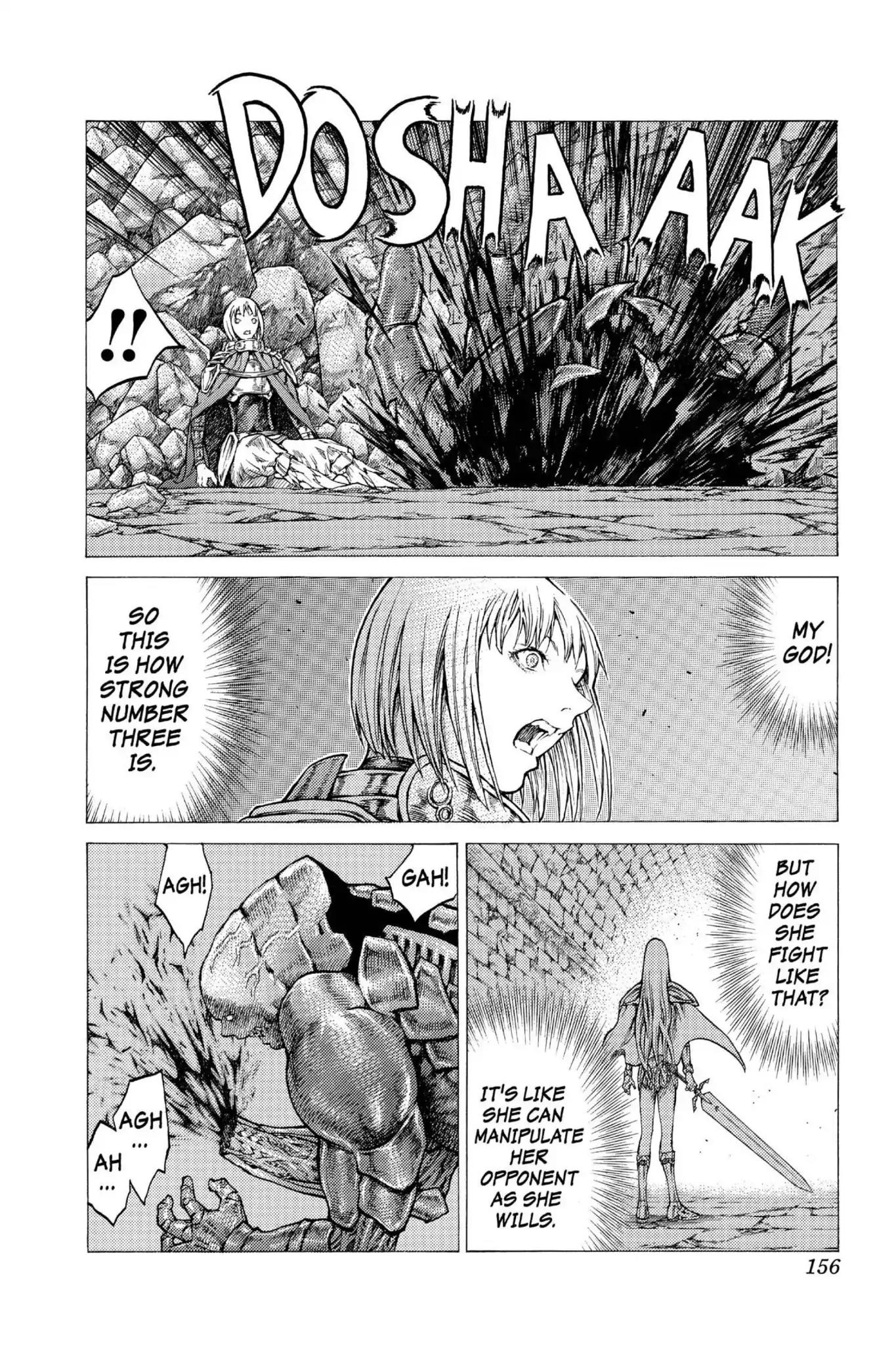 Claymore Chapter 44 page 22 - Chapter 44: Vol.8 Scene 44: The Witch's Maw, Part 4