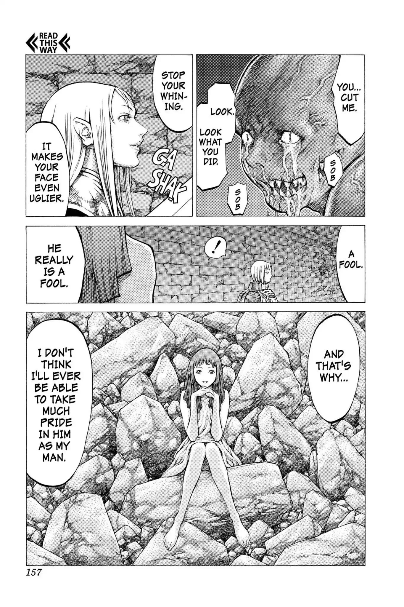 Claymore Chapter 44 page 23 - Chapter 44: Vol.8 Scene 44: The Witch's Maw, Part 4