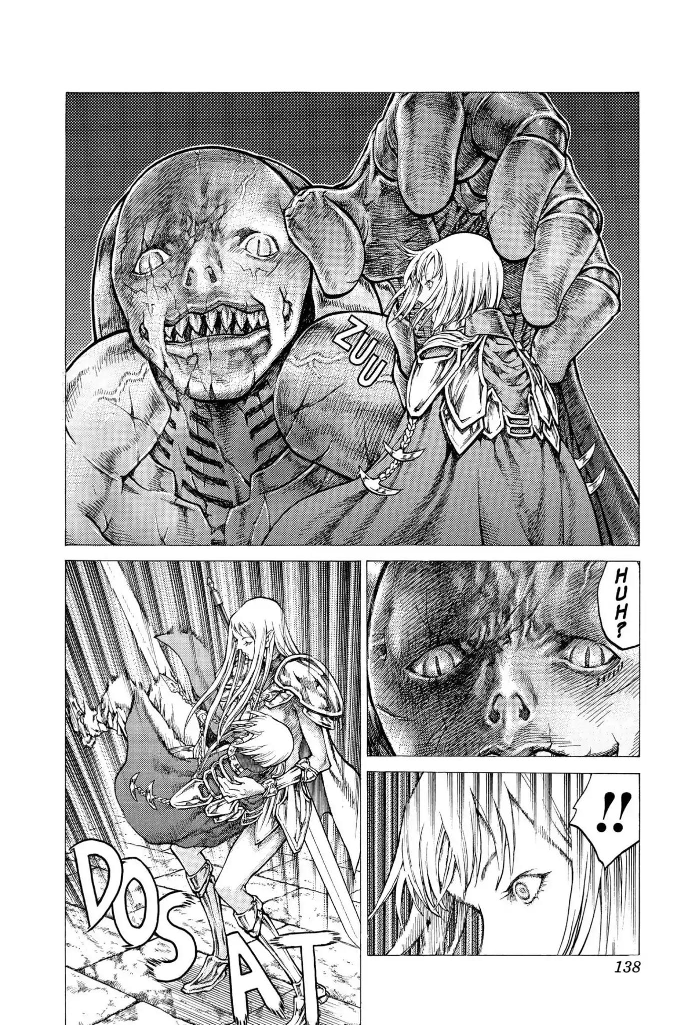 Claymore Chapter 44 page 4 - Chapter 44: Vol.8 Scene 44: The Witch's Maw, Part 4