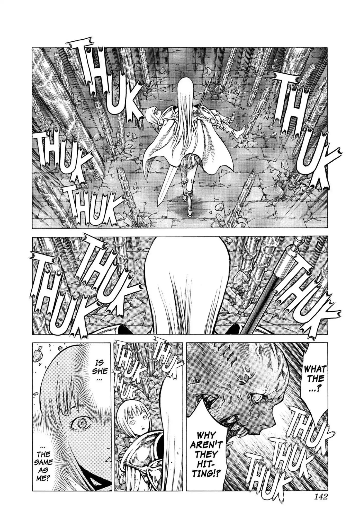 Claymore Chapter 44 page 8 - Chapter 44: Vol.8 Scene 44: The Witch's Maw, Part 4