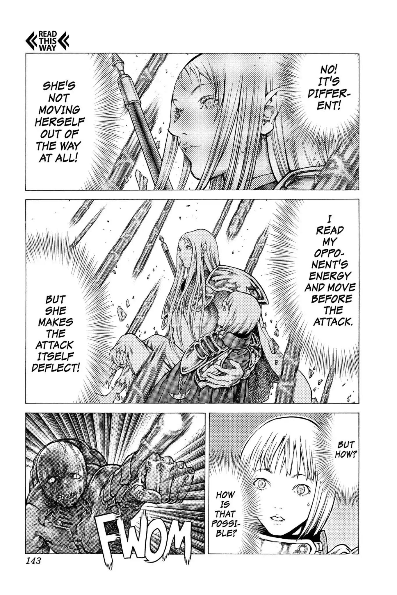 Claymore Chapter 44 page 9 - Chapter 44: Vol.8 Scene 44: The Witch's Maw, Part 4