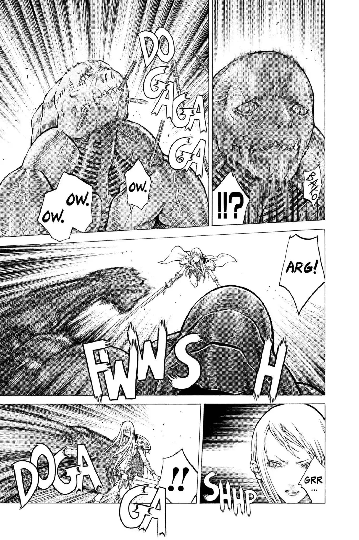 Claymore Chapter 45 page 11 - Chapter 45: Vol.8 Scene 45: The Witch's Maw, Part 5