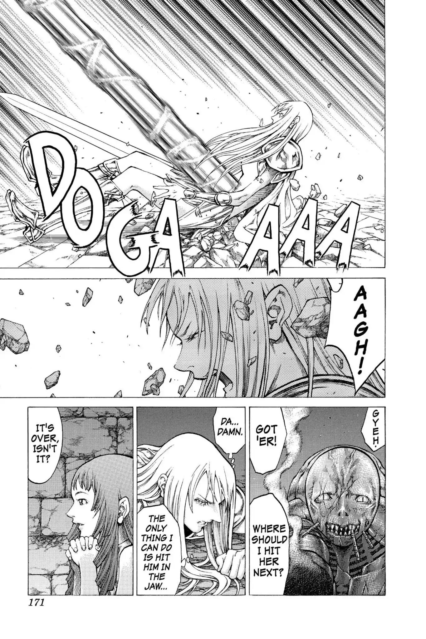 Claymore Chapter 45 page 13 - Chapter 45: Vol.8 Scene 45: The Witch's Maw, Part 5