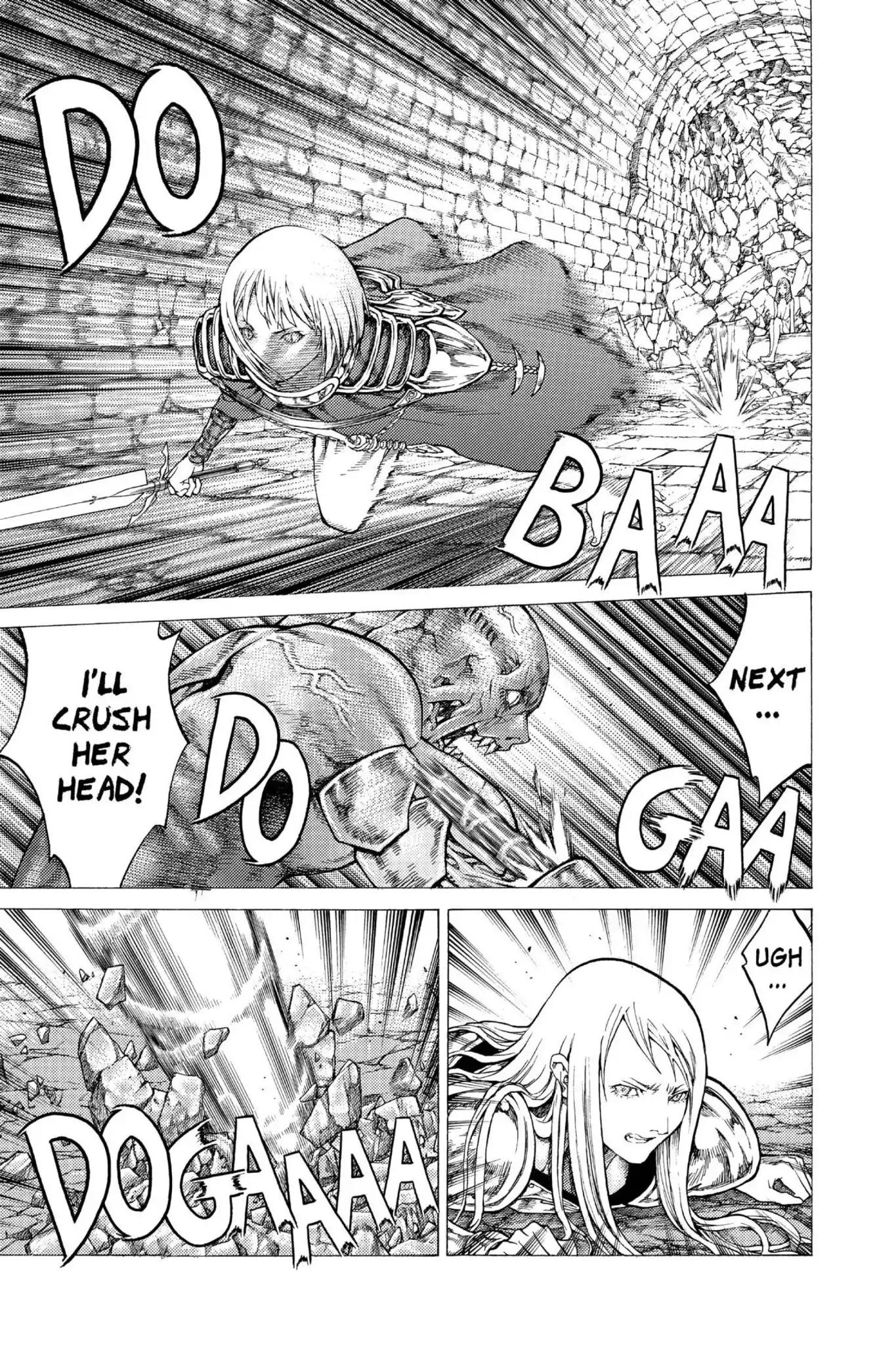 Claymore Chapter 45 page 15 - Chapter 45: Vol.8 Scene 45: The Witch's Maw, Part 5