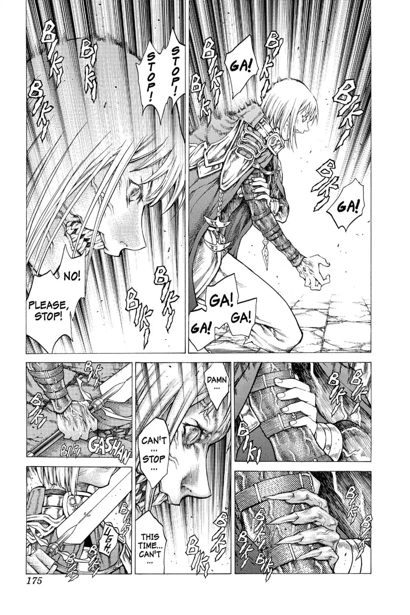 Claymore Chapter 45 page 17 - Chapter 45: Vol.8 Scene 45: The Witch's Maw, Part 5