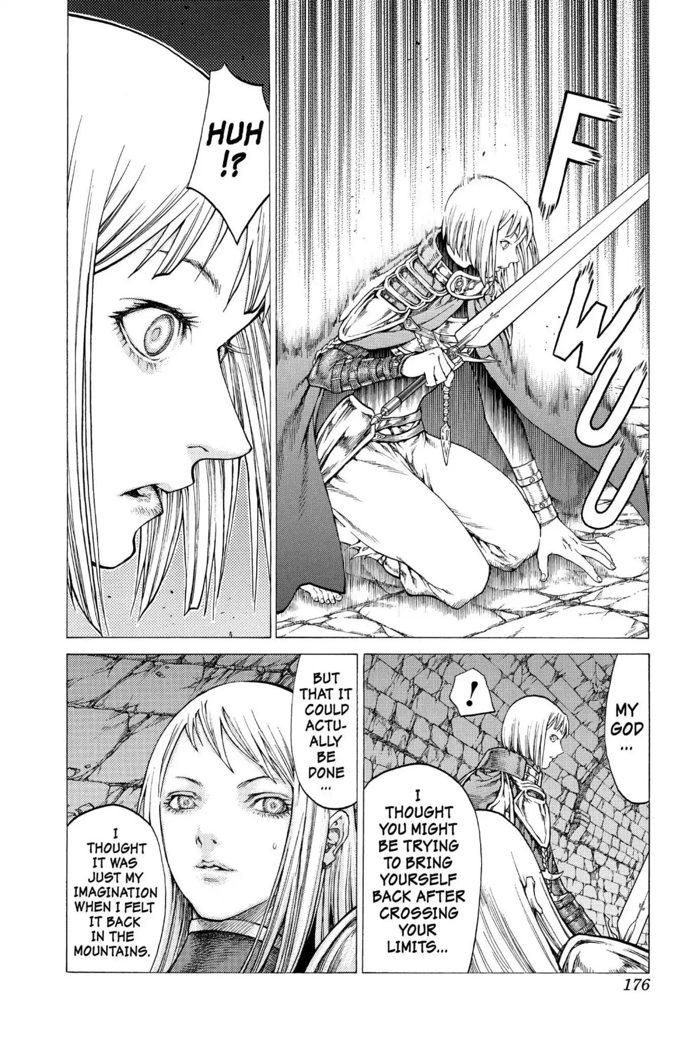 Claymore Chapter 45 page 18 - Chapter 45: Vol.8 Scene 45: The Witch's Maw, Part 5