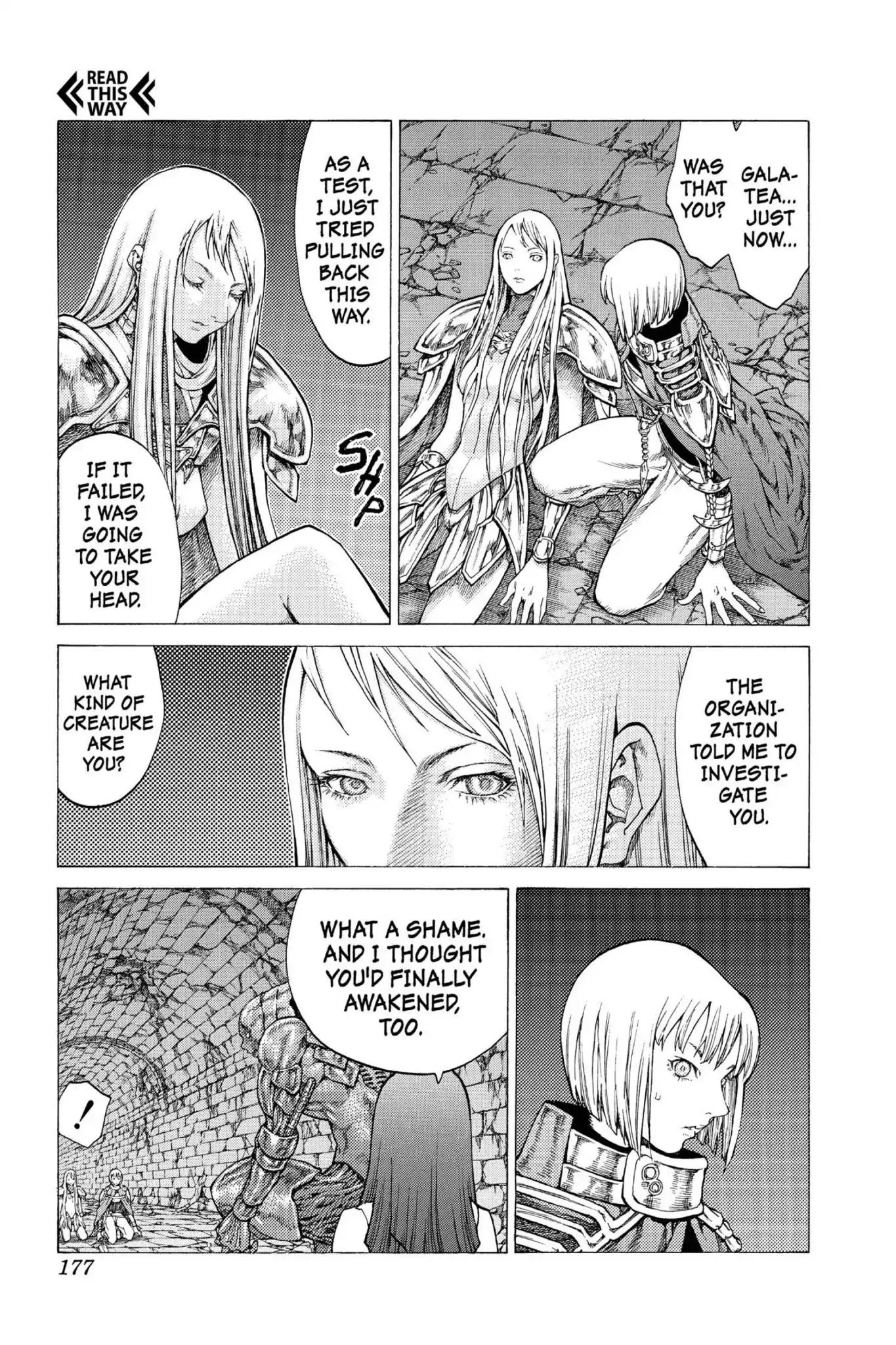 Claymore Chapter 45 page 19 - Chapter 45: Vol.8 Scene 45: The Witch's Maw, Part 5