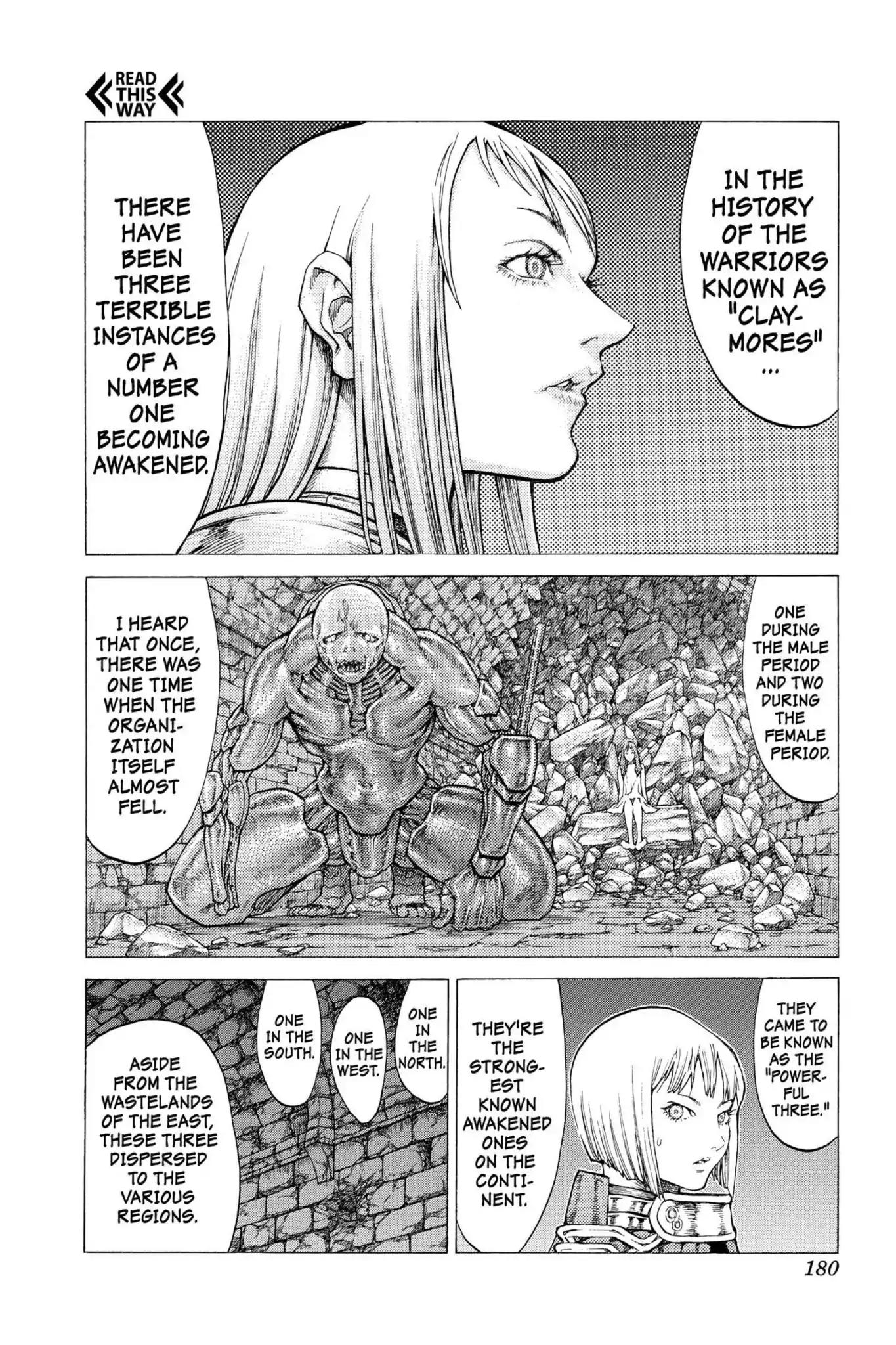 Claymore Chapter 45 page 22 - Chapter 45: Vol.8 Scene 45: The Witch's Maw, Part 5