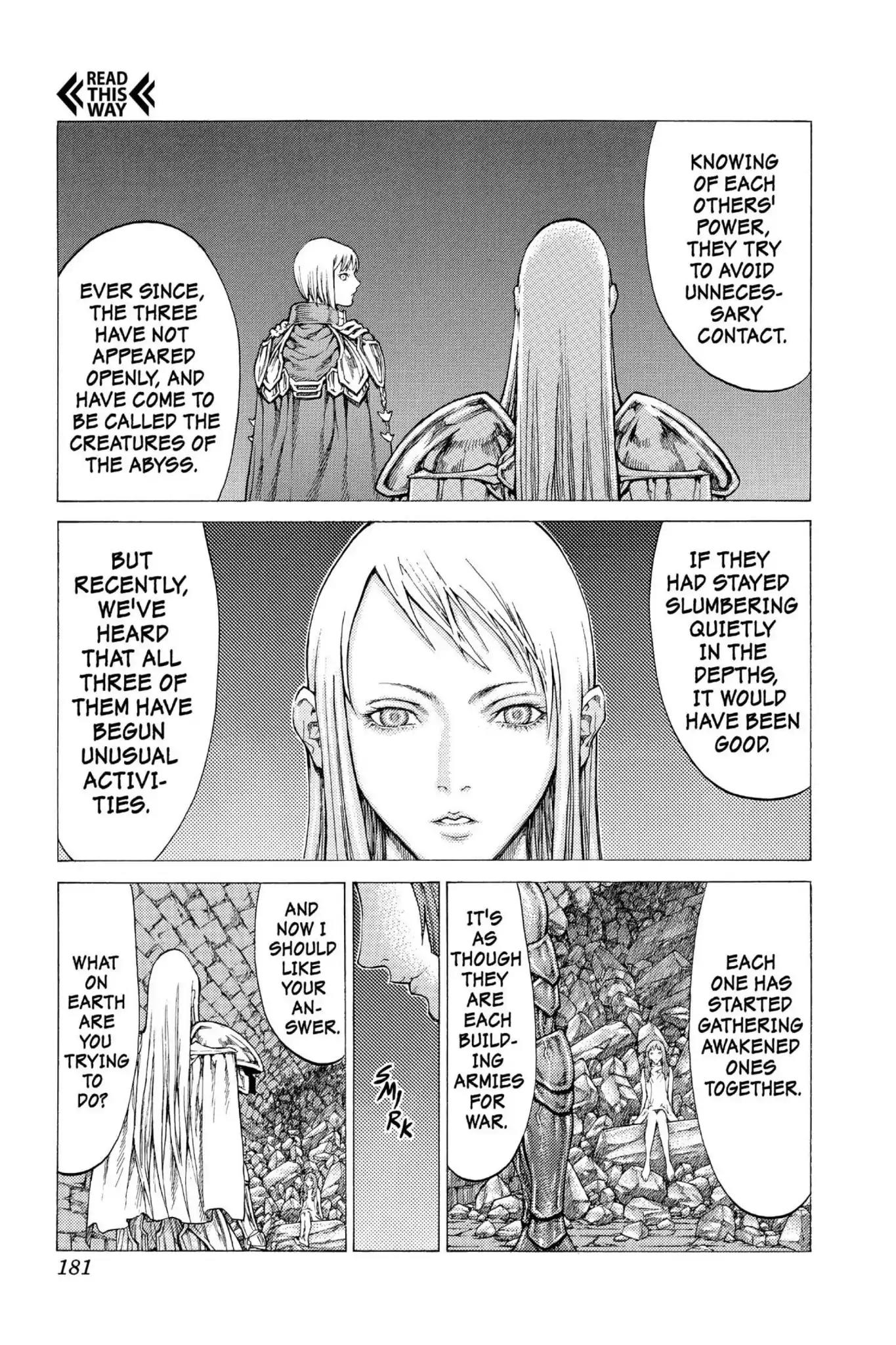 Claymore Chapter 45 page 23 - Chapter 45: Vol.8 Scene 45: The Witch's Maw, Part 5