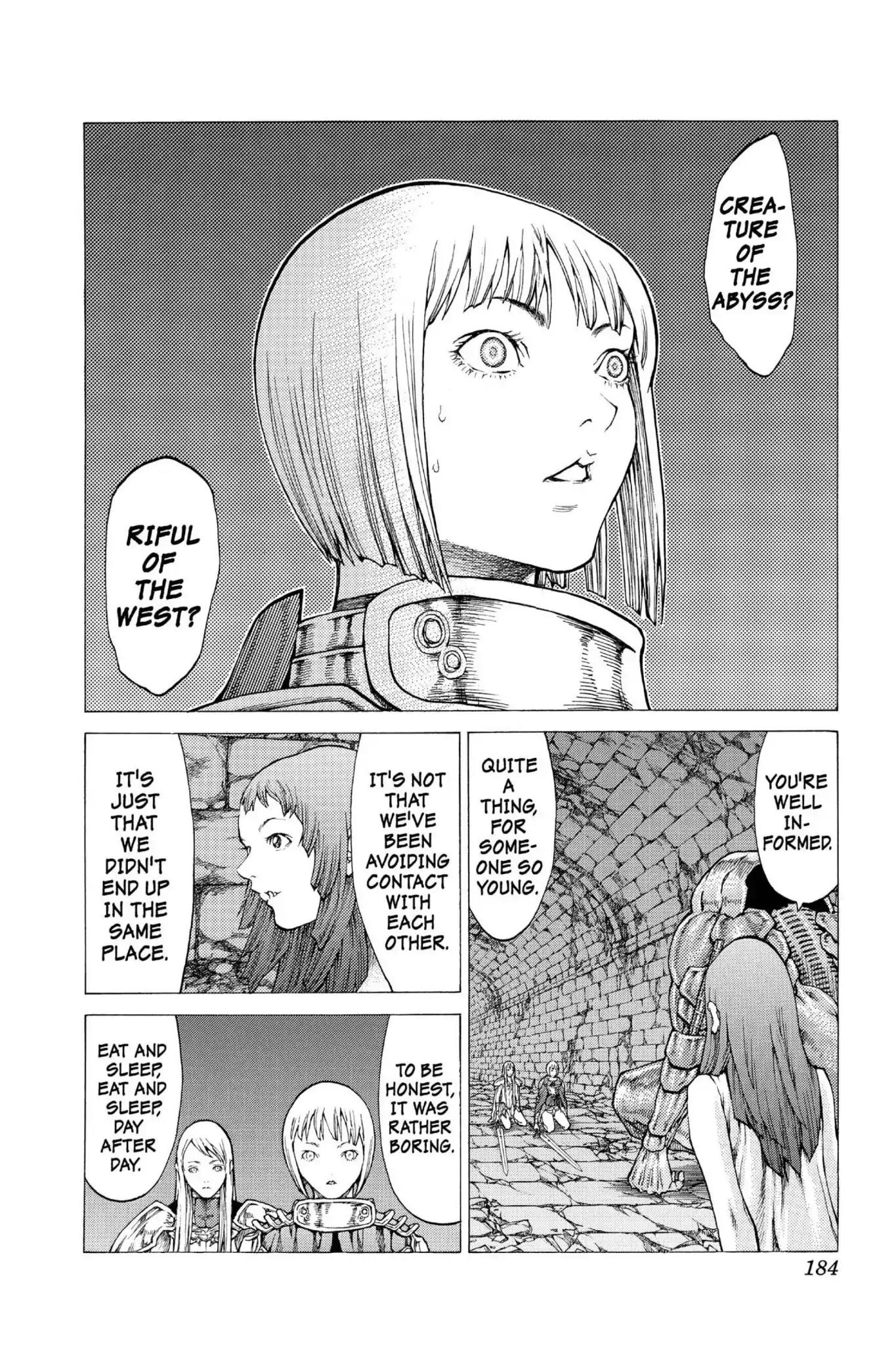 Claymore Chapter 45 page 26 - Chapter 45: Vol.8 Scene 45: The Witch's Maw, Part 5