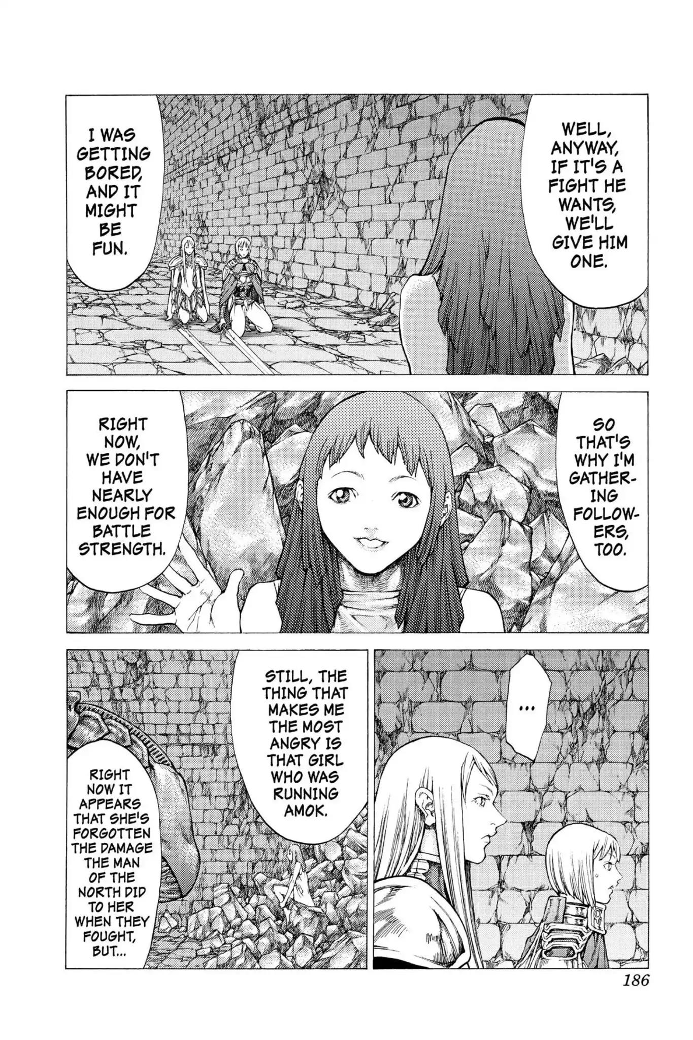 Claymore Chapter 45 page 28 - Chapter 45: Vol.8 Scene 45: The Witch's Maw, Part 5