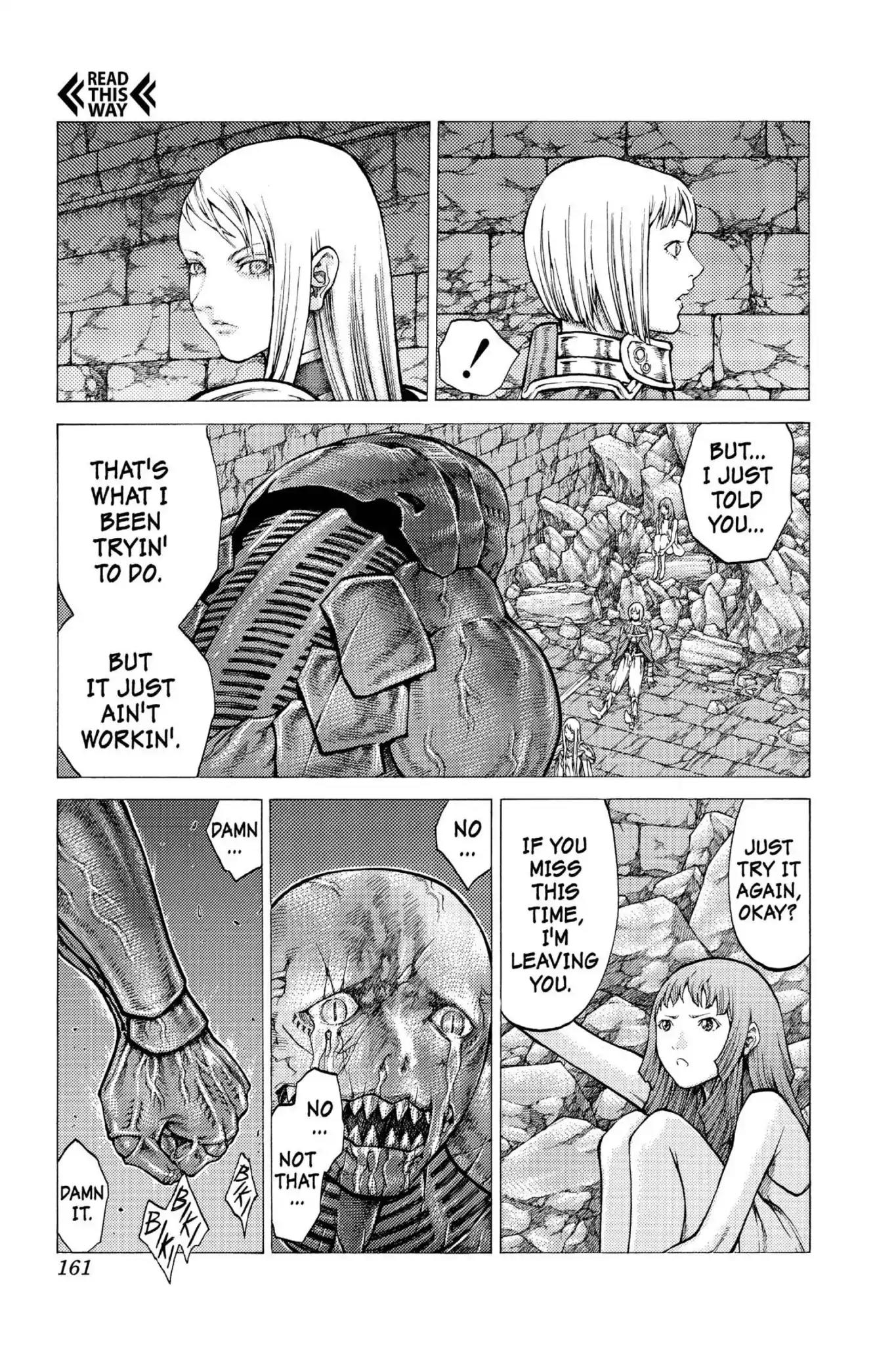 Claymore Chapter 45 page 3 - Chapter 45: Vol.8 Scene 45: The Witch's Maw, Part 5