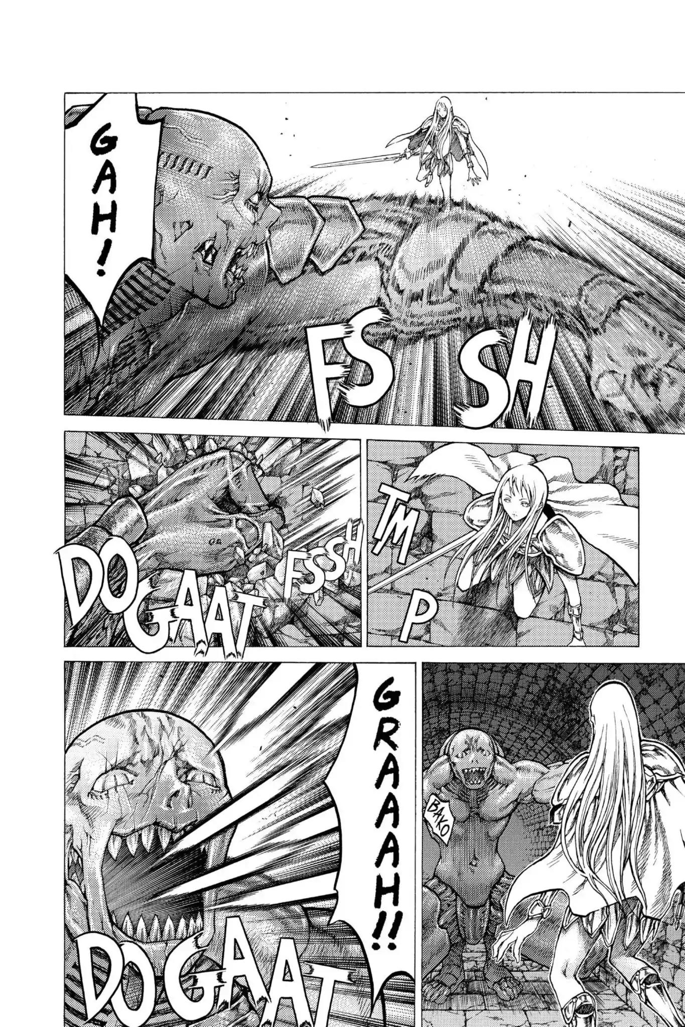 Claymore Chapter 45 page 6 - Chapter 45: Vol.8 Scene 45: The Witch's Maw, Part 5