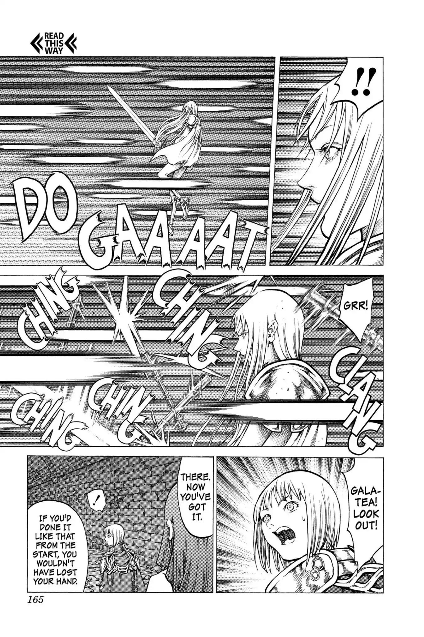 Claymore Chapter 45 page 7 - Chapter 45: Vol.8 Scene 45: The Witch's Maw, Part 5