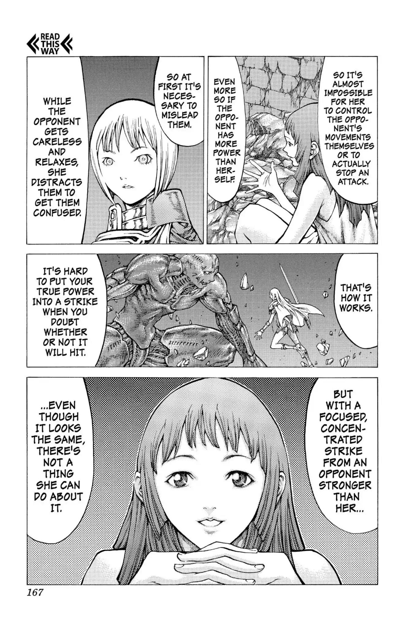 Claymore Chapter 45 page 9 - Chapter 45: Vol.8 Scene 45: The Witch's Maw, Part 5