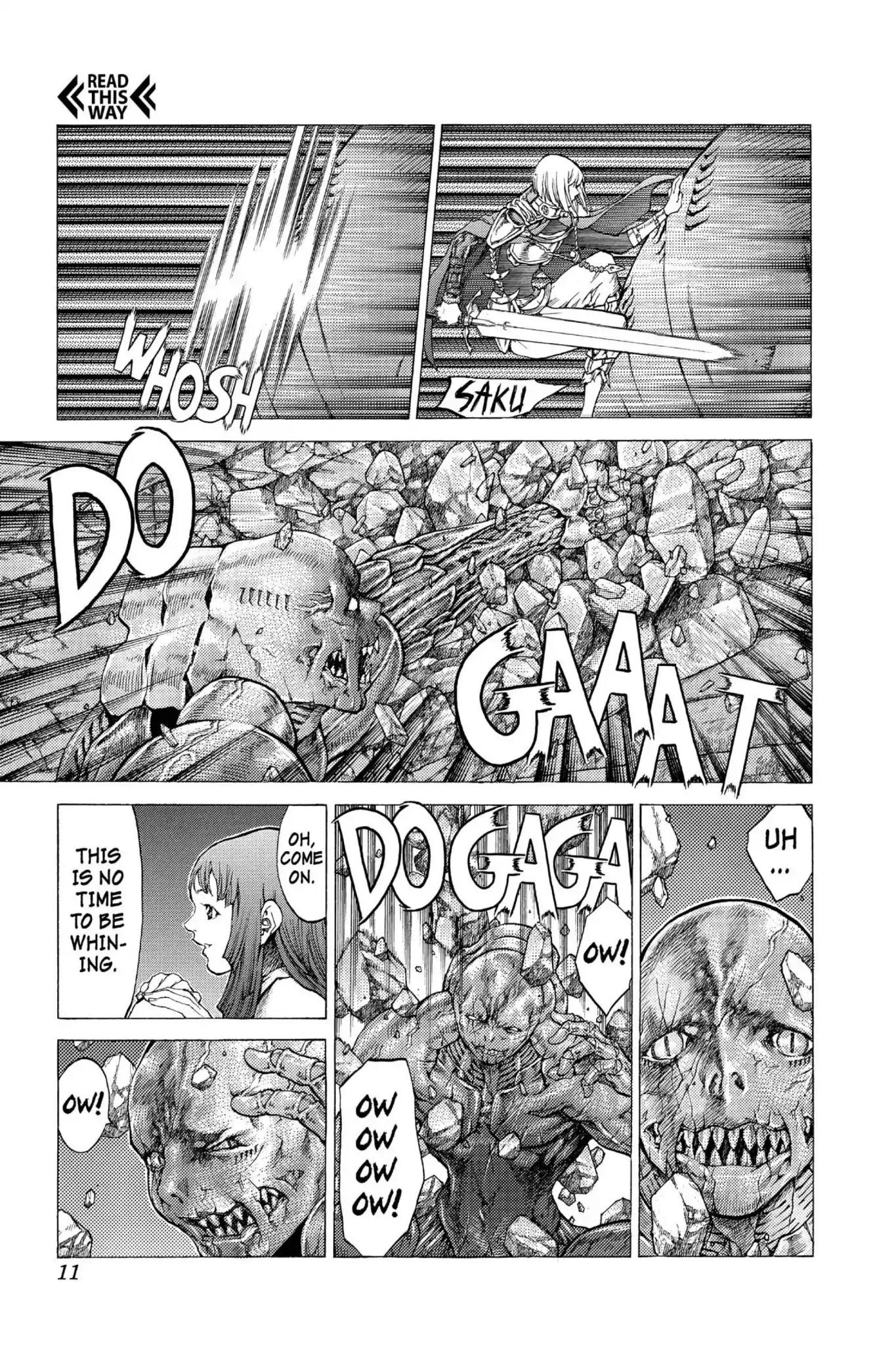 Claymore Chapter 46 page 11 - Chapter 46: Vol.9 Scene 46: The Deep Abyss of Purgatory, Part 1