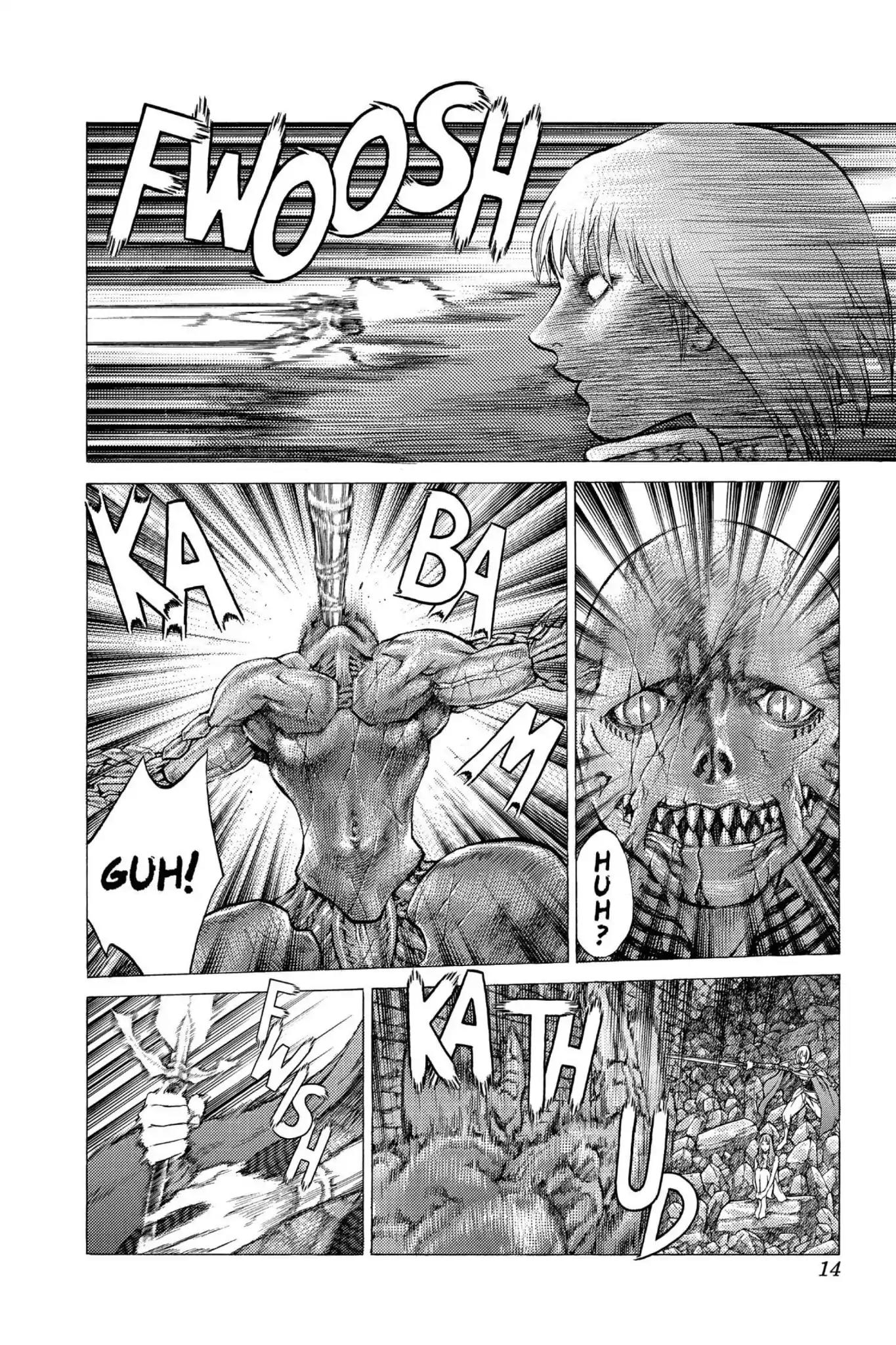 Claymore Chapter 46 page 14 - Chapter 46: Vol.9 Scene 46: The Deep Abyss of Purgatory, Part 1