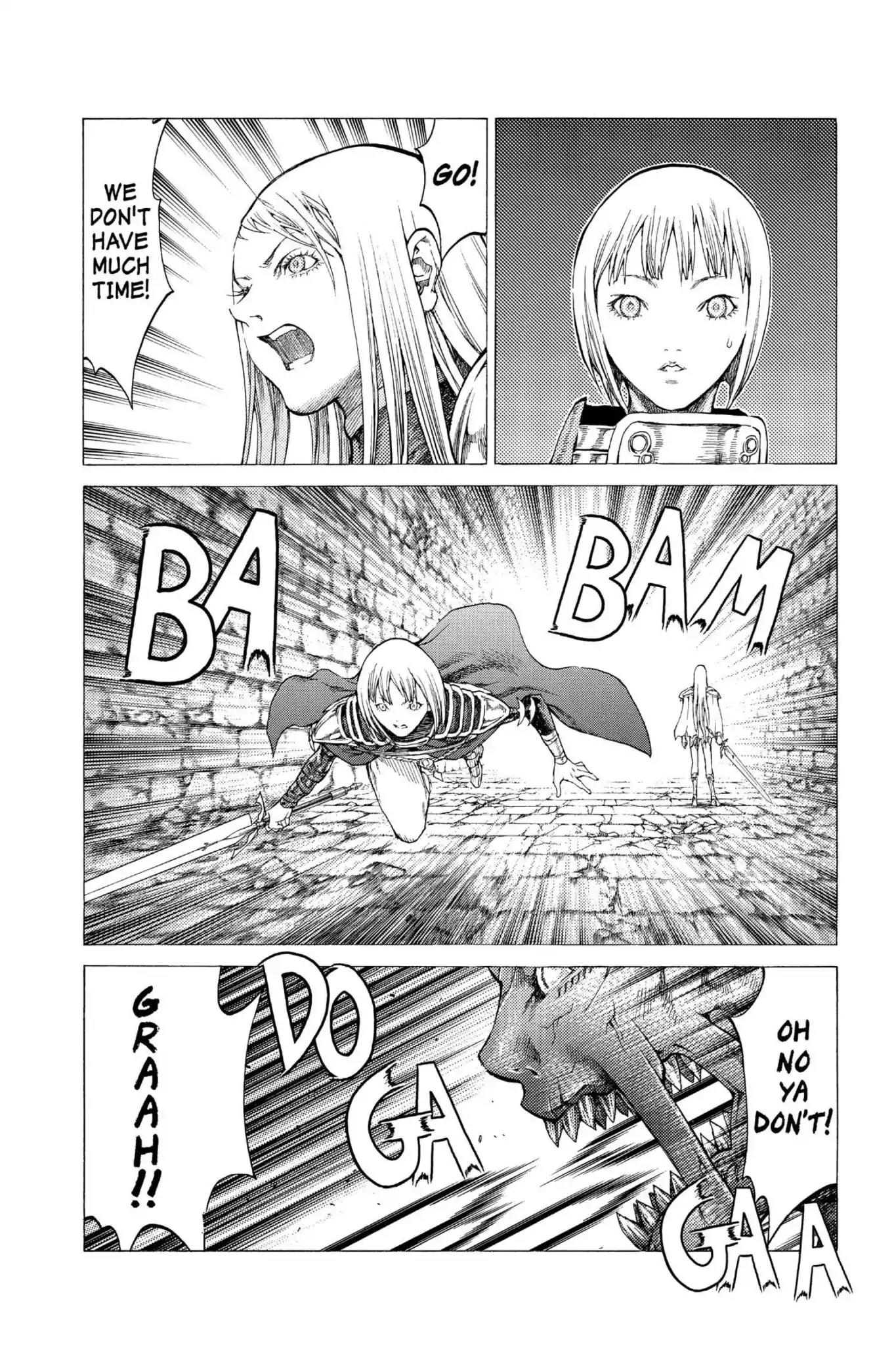 Claymore Chapter 46 page 22 - Chapter 46: Vol.9 Scene 46: The Deep Abyss of Purgatory, Part 1