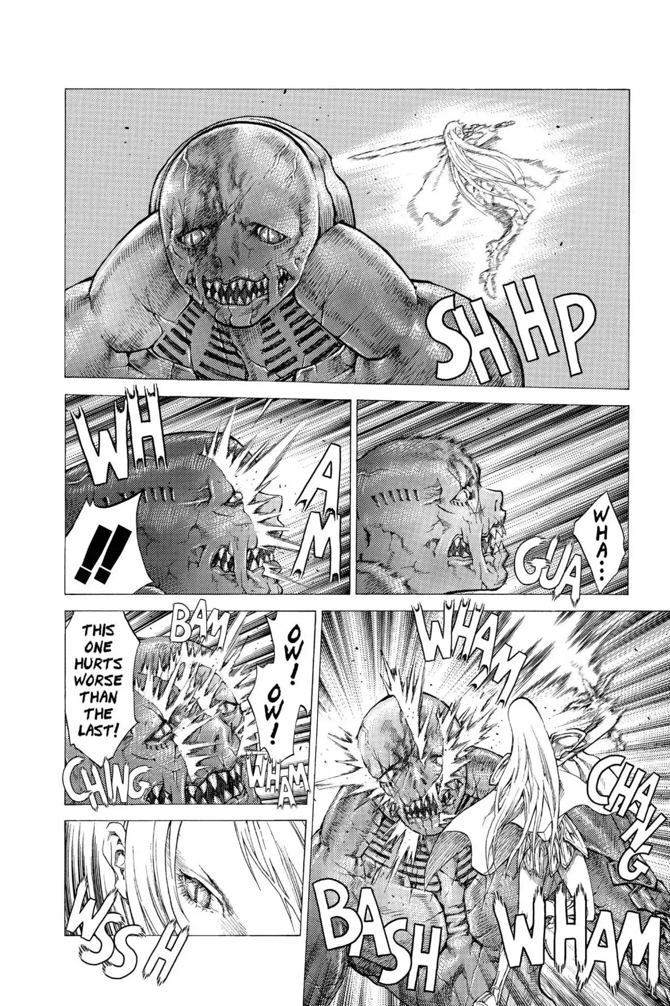 Claymore Chapter 46 page 24 - Chapter 46: Vol.9 Scene 46: The Deep Abyss of Purgatory, Part 1